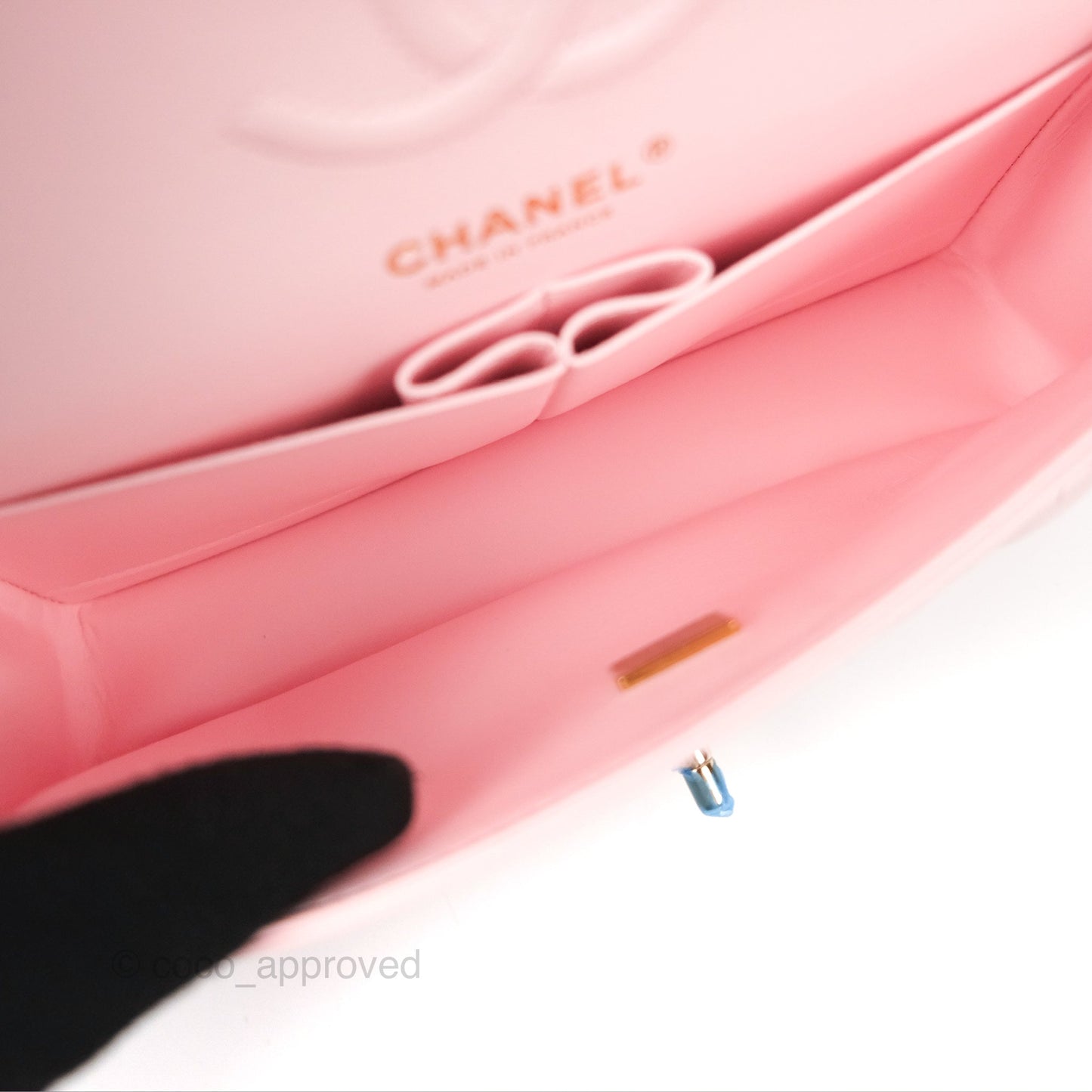 Chanel Small Classic Quilted Flap Light Pink Caviar Gold Hardware