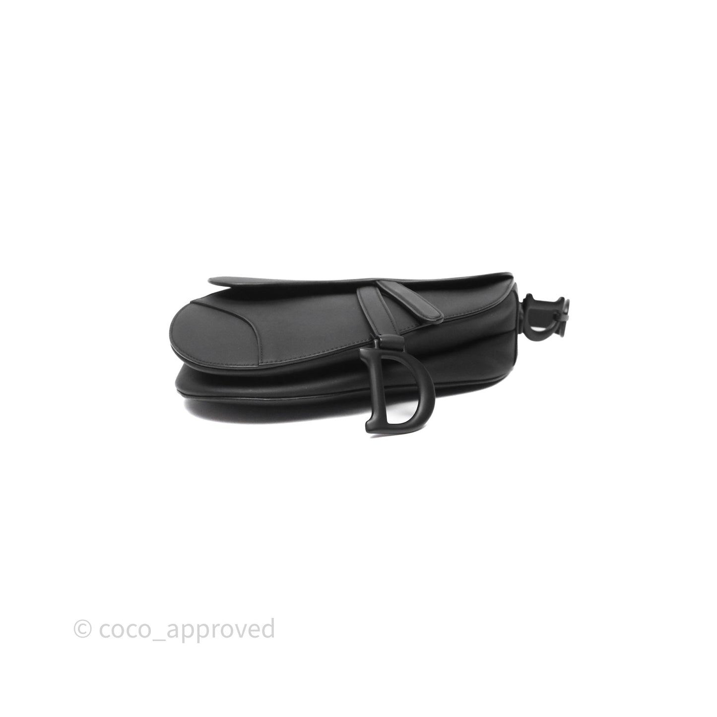 Christian Dior Saddle Bag So Black Matte Calfskin