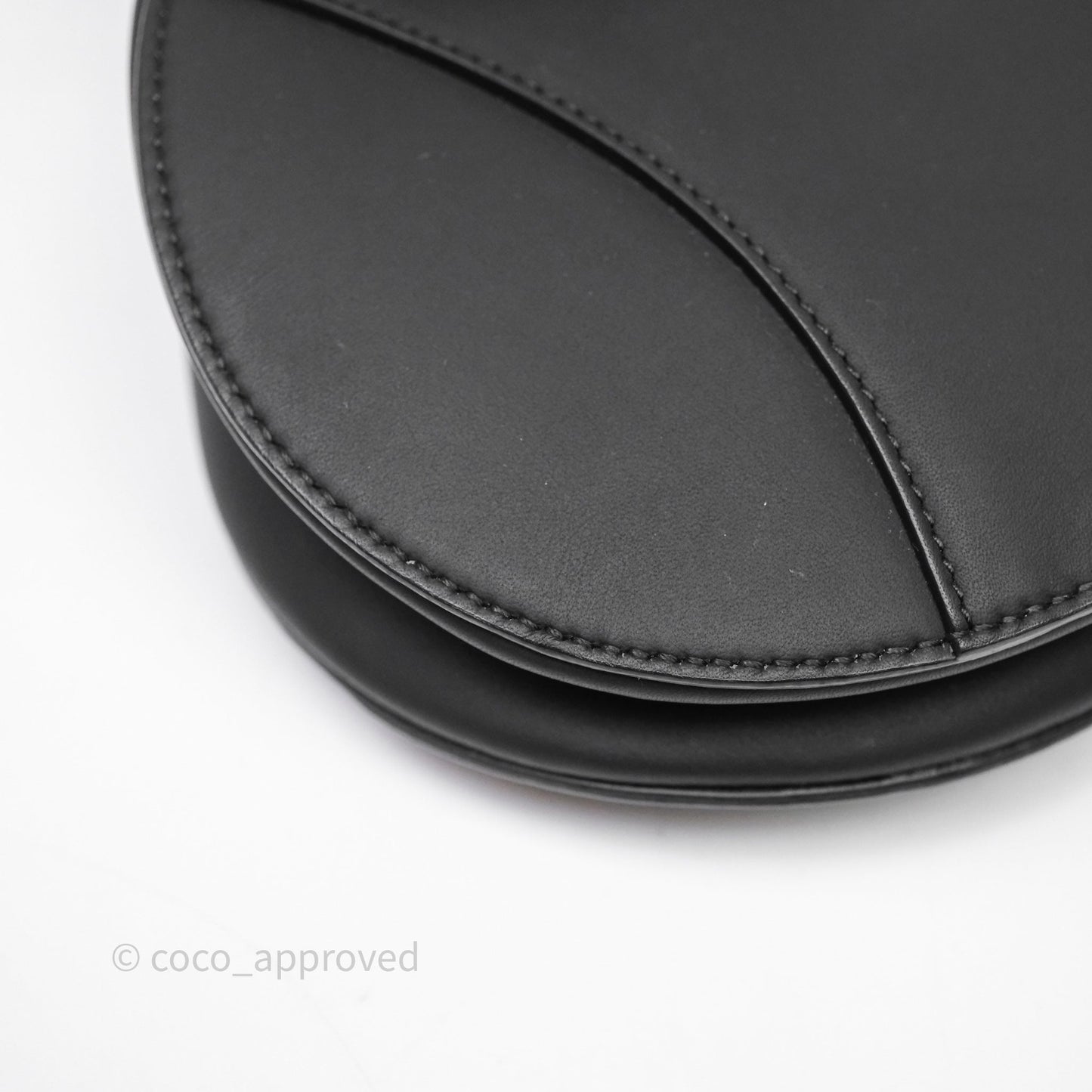 Christian Dior Saddle Bag So Black Matte Calfskin