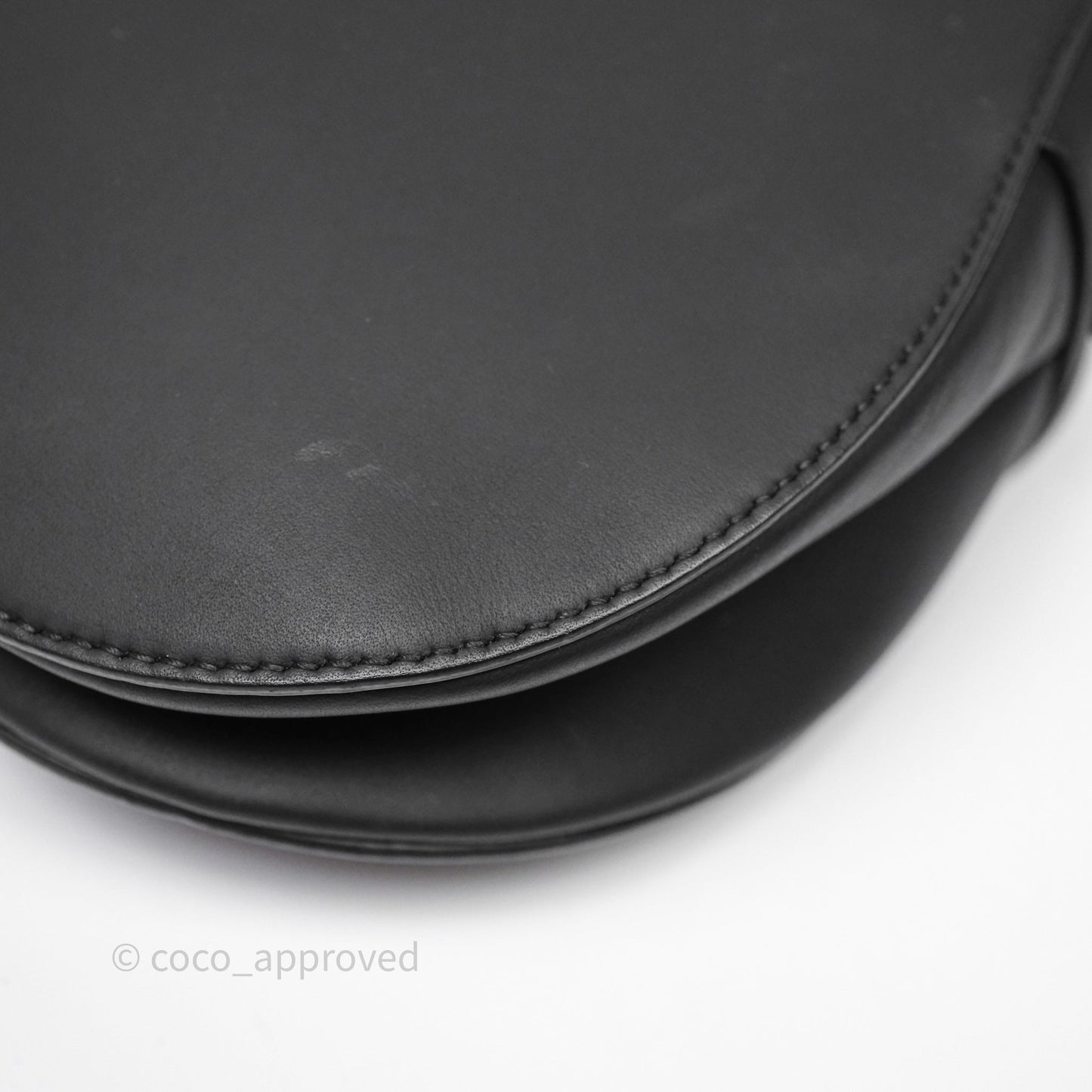 Christian Dior Saddle Bag So Black Matte Calfskin