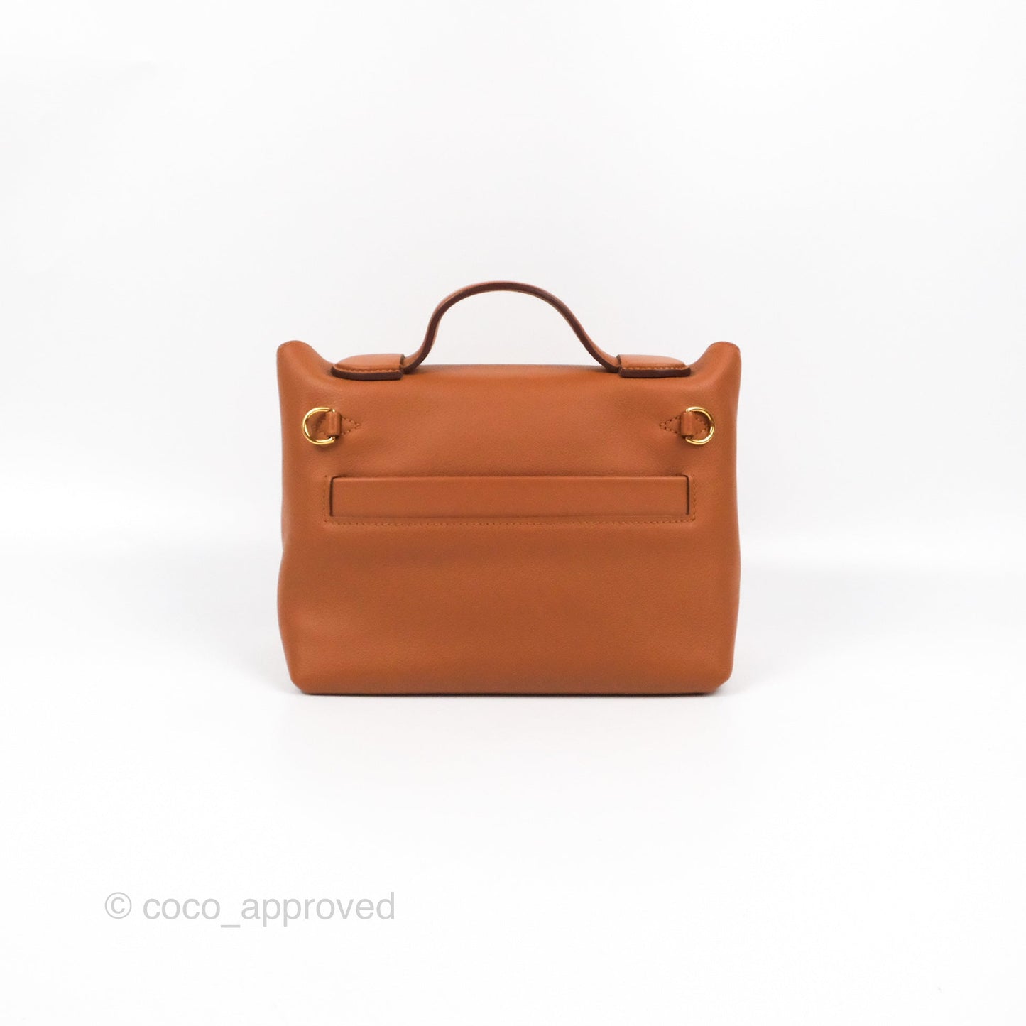 Hermès 24/24 21 Mini Gold Evercolor Gold Hardware
