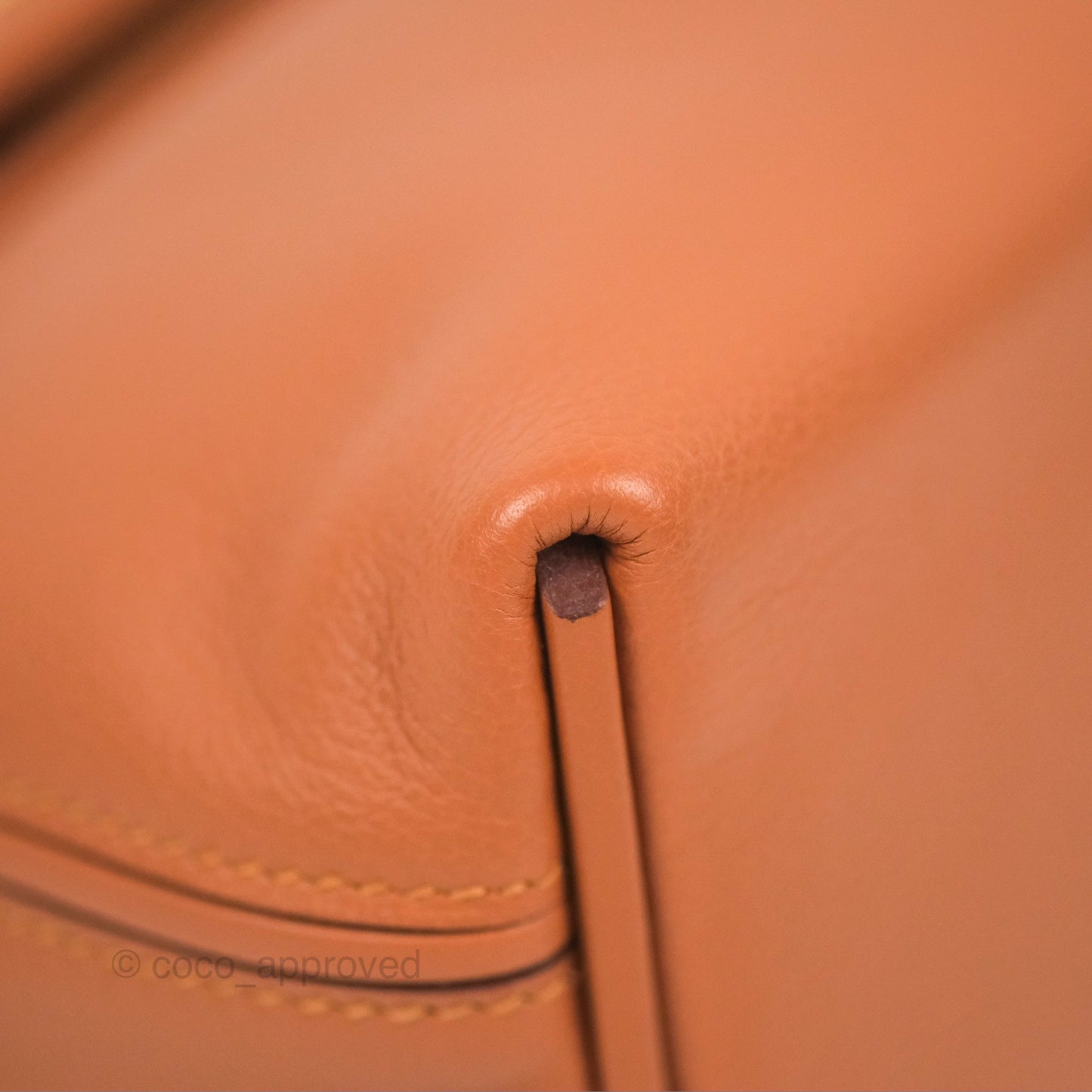 Hermès 24/24 21 Mini Gold Evercolor Gold Hardware