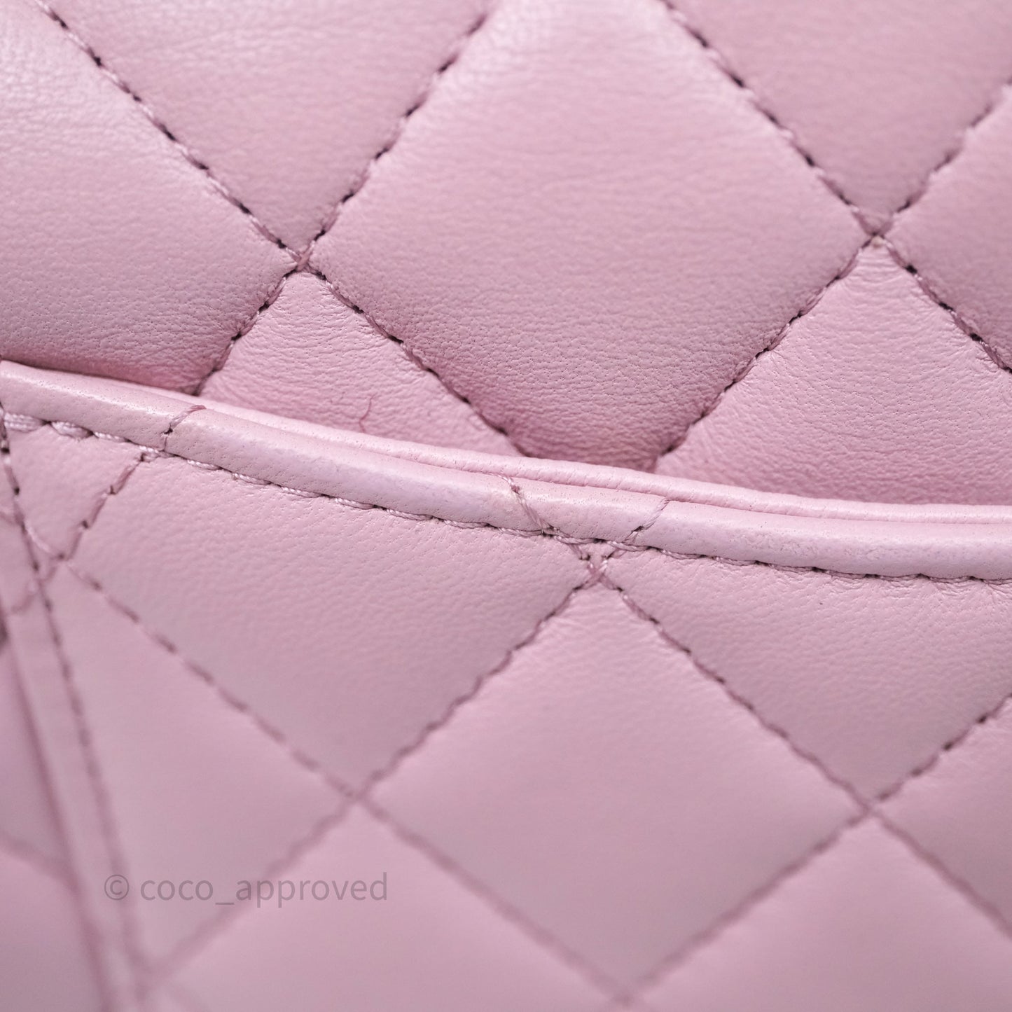 Chanel Top Handle Mini Rectangular Flap Lilac Pink Lambskin Gold Hardware