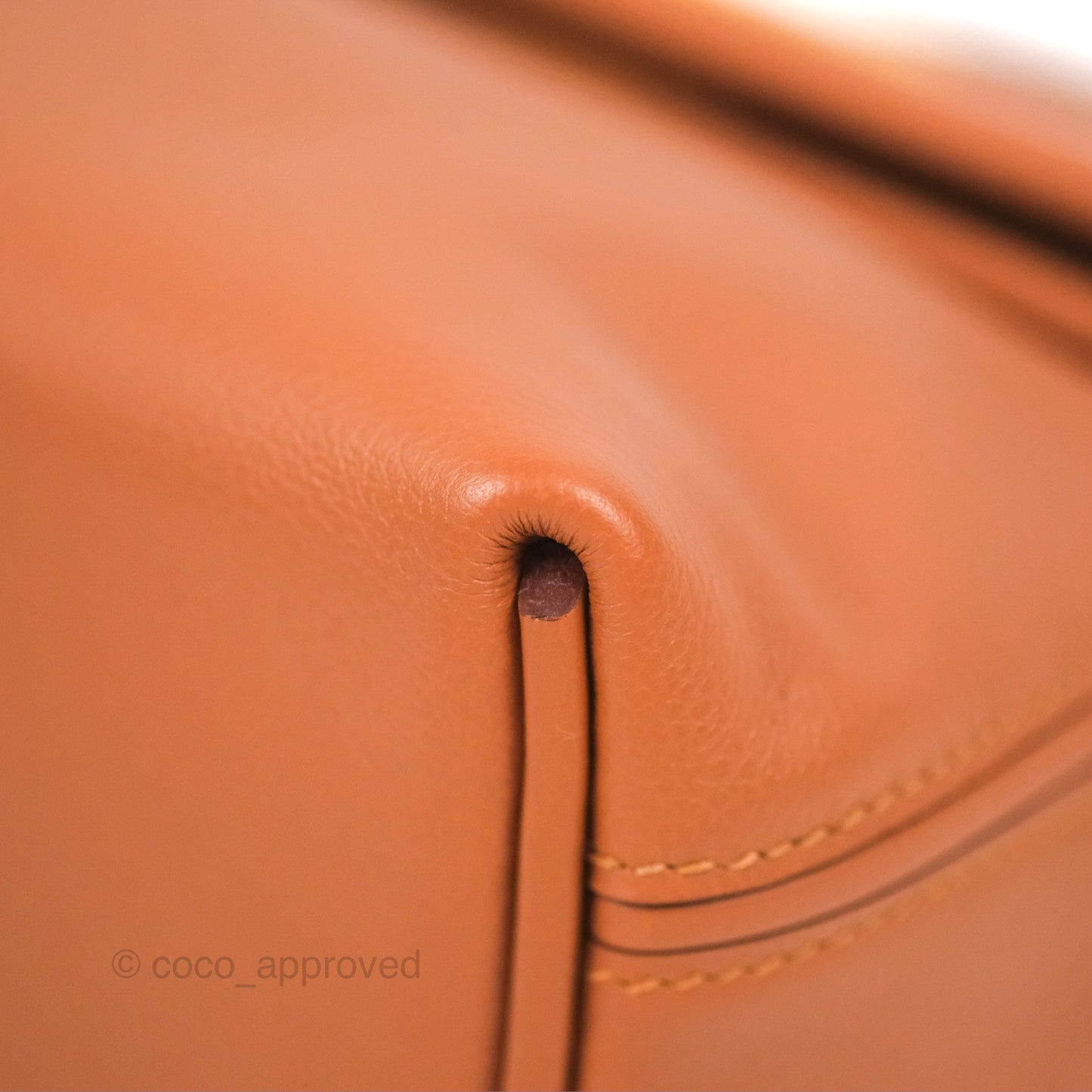 Hermès 24/24 21 Mini Gold Evercolor Gold Hardware