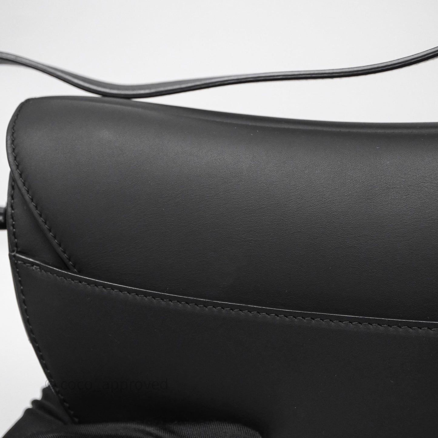 Christian Dior Saddle Bag So Black Matte Calfskin