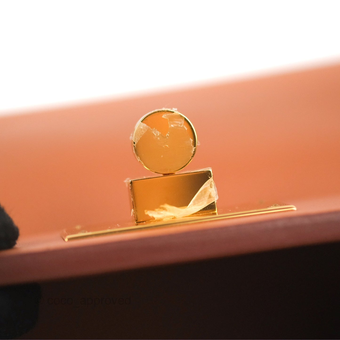 Hermès 24/24 21 Mini Gold Evercolor Gold Hardware