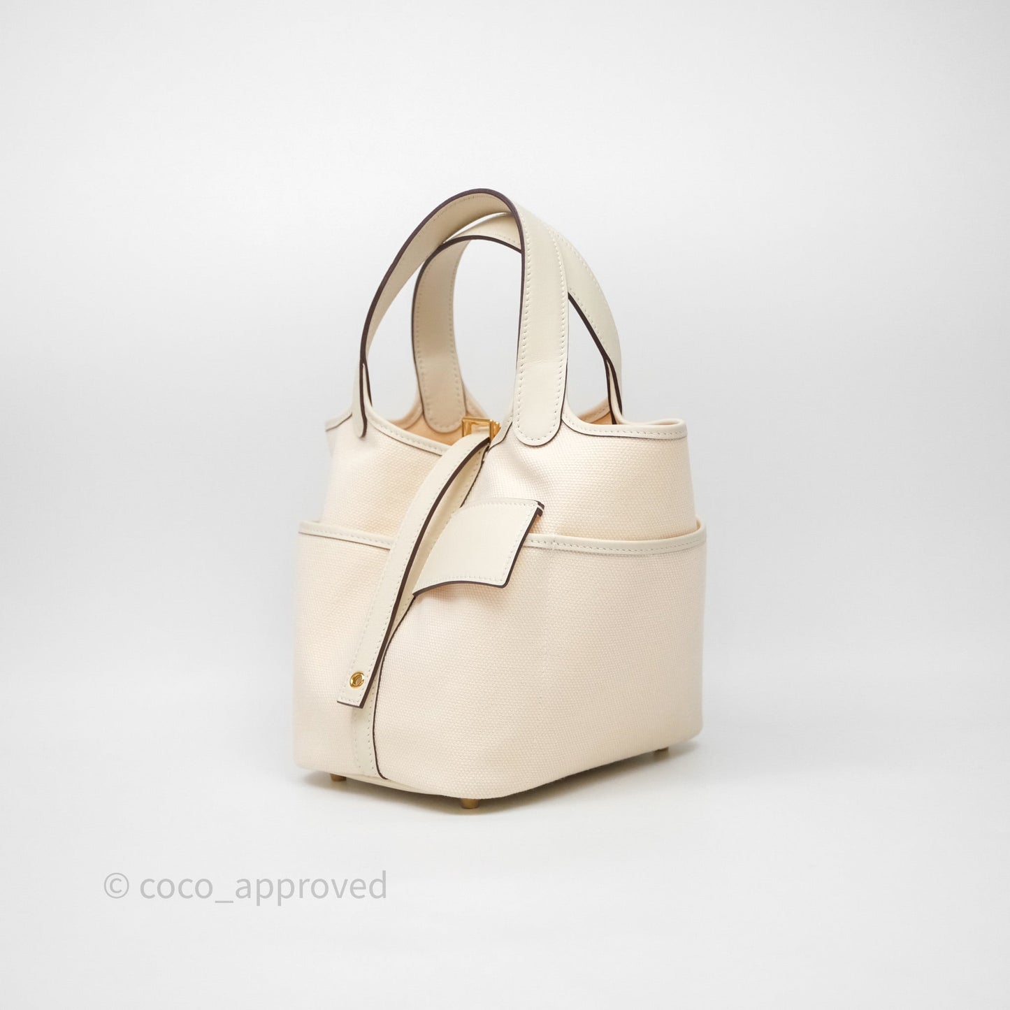 Hermès Picotin Lock 18 Cargo Pockets Nata I2 Palladium Hardware