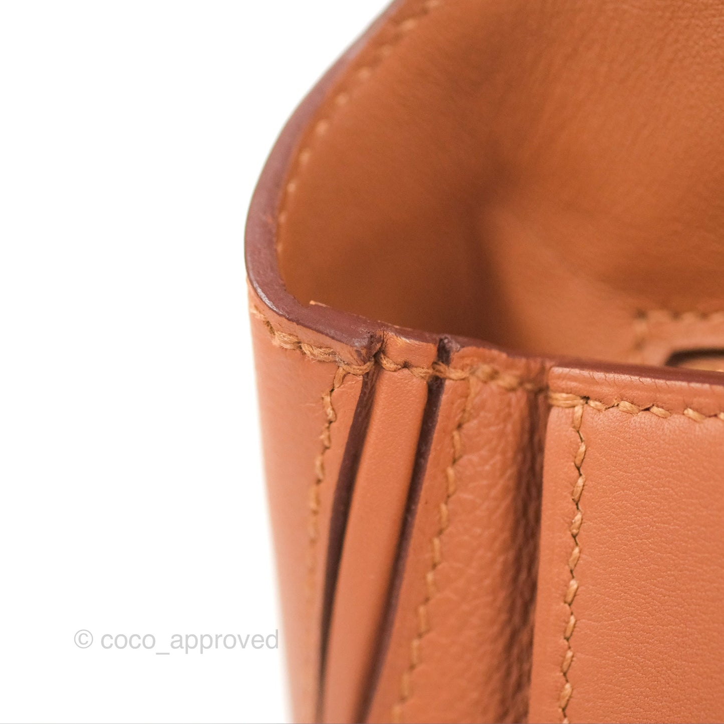Hermès 24/24 21 Mini Gold Evercolor Gold Hardware