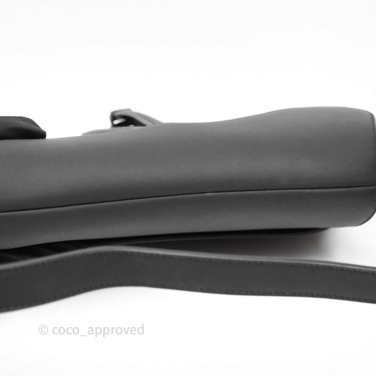 Christian Dior Saddle Bag So Black Matte Calfskin