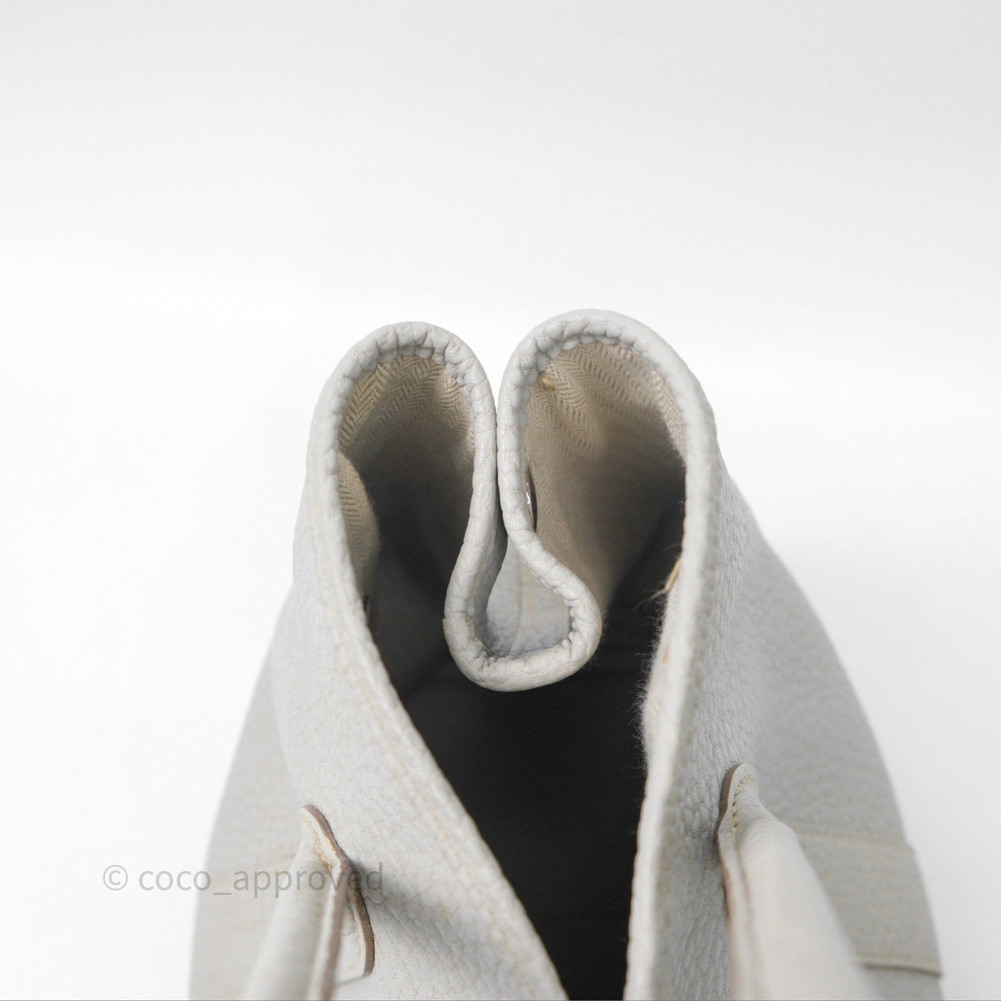 Hermes Garden Party 36 Bleu Grey Negonda Palladium Hardware
