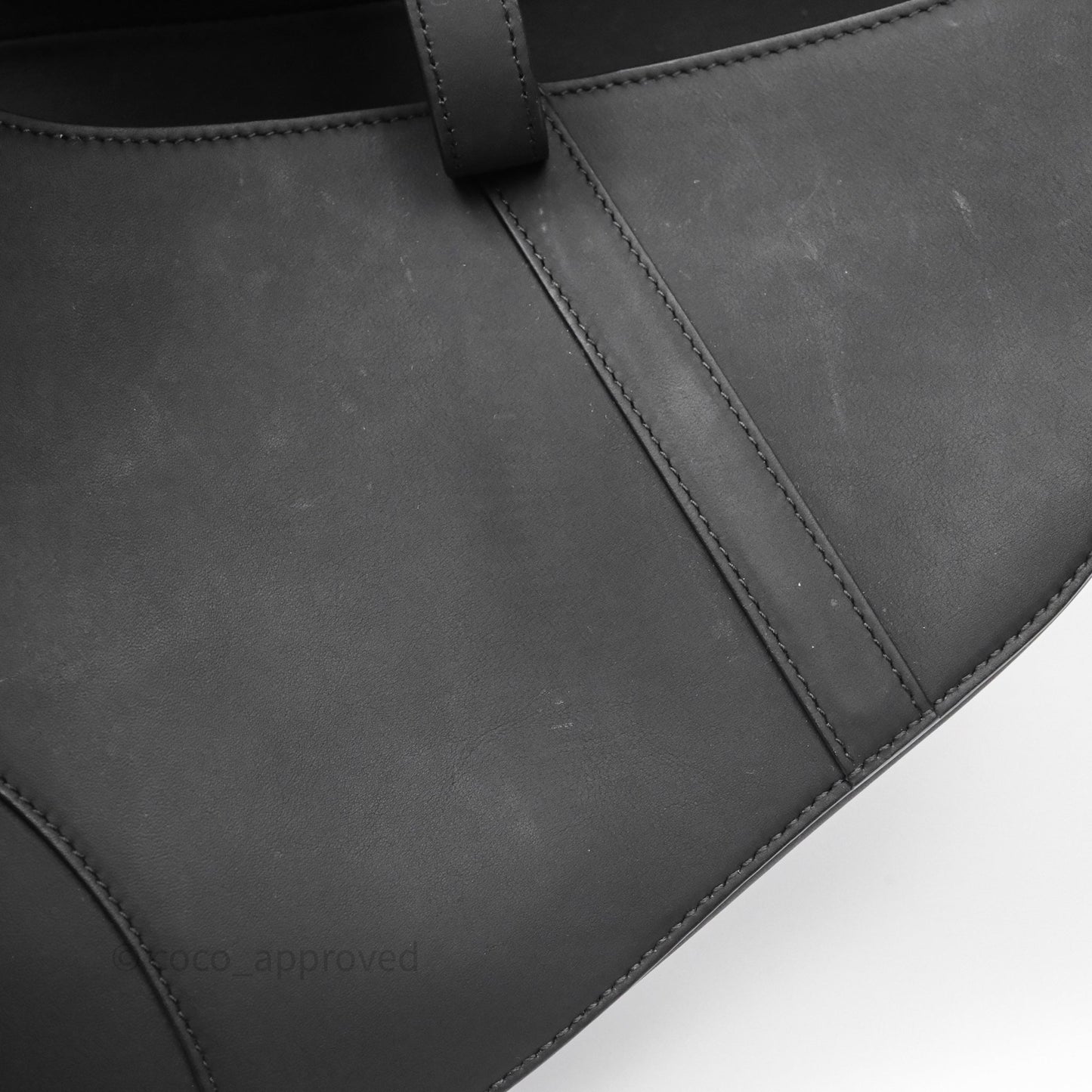 Christian Dior Saddle Bag So Black Matte Calfskin