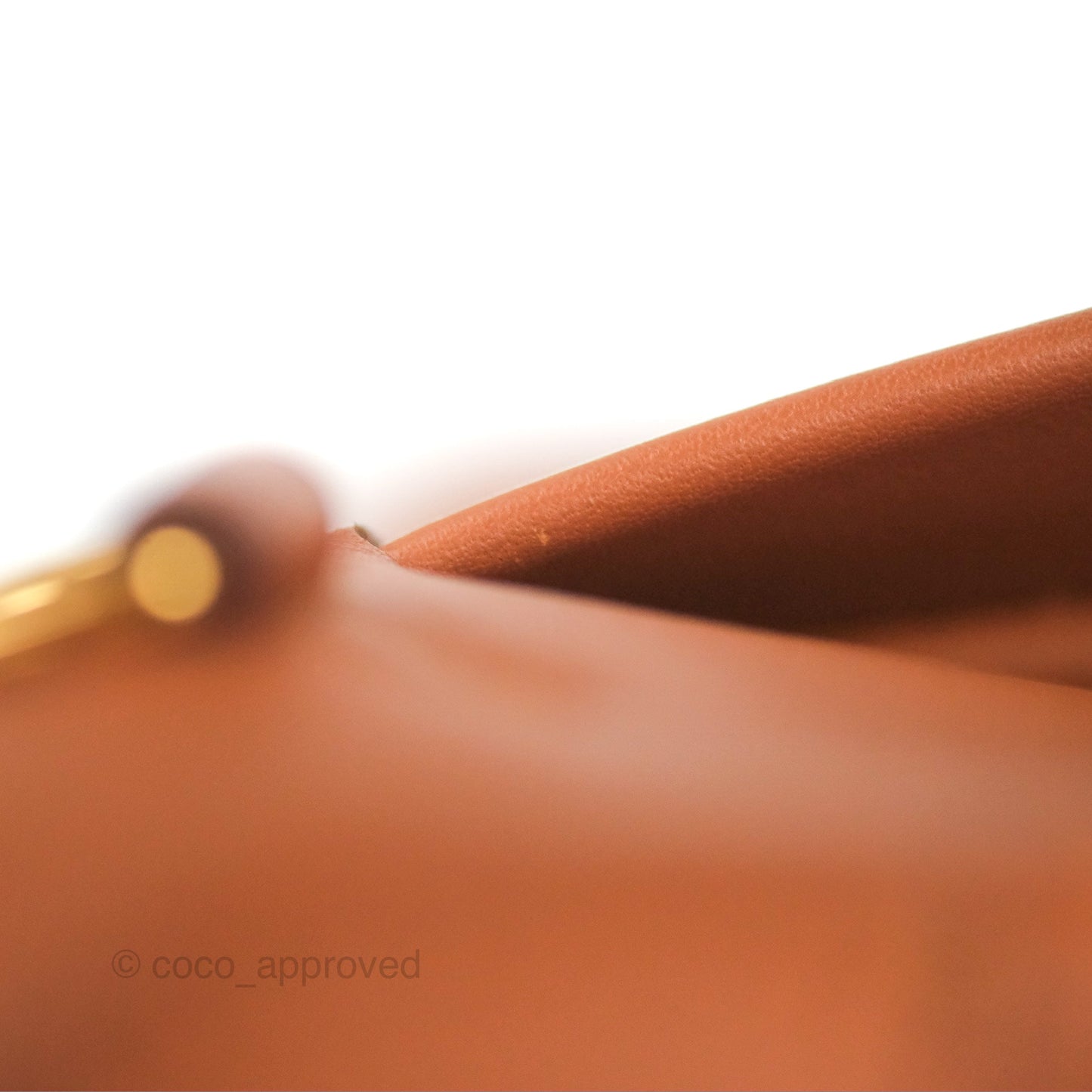 Hermès 24/24 21 Mini Gold Evercolor Gold Hardware