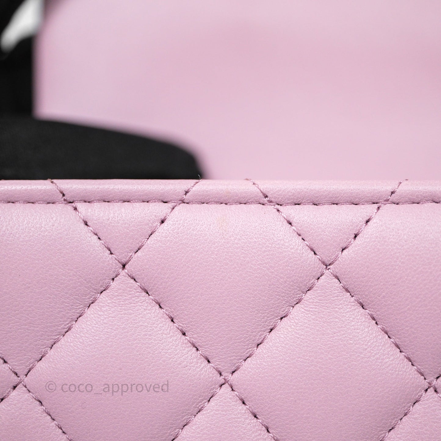 Chanel Top Handle Mini Rectangular Flap Lilac Pink Lambskin Gold Hardware
