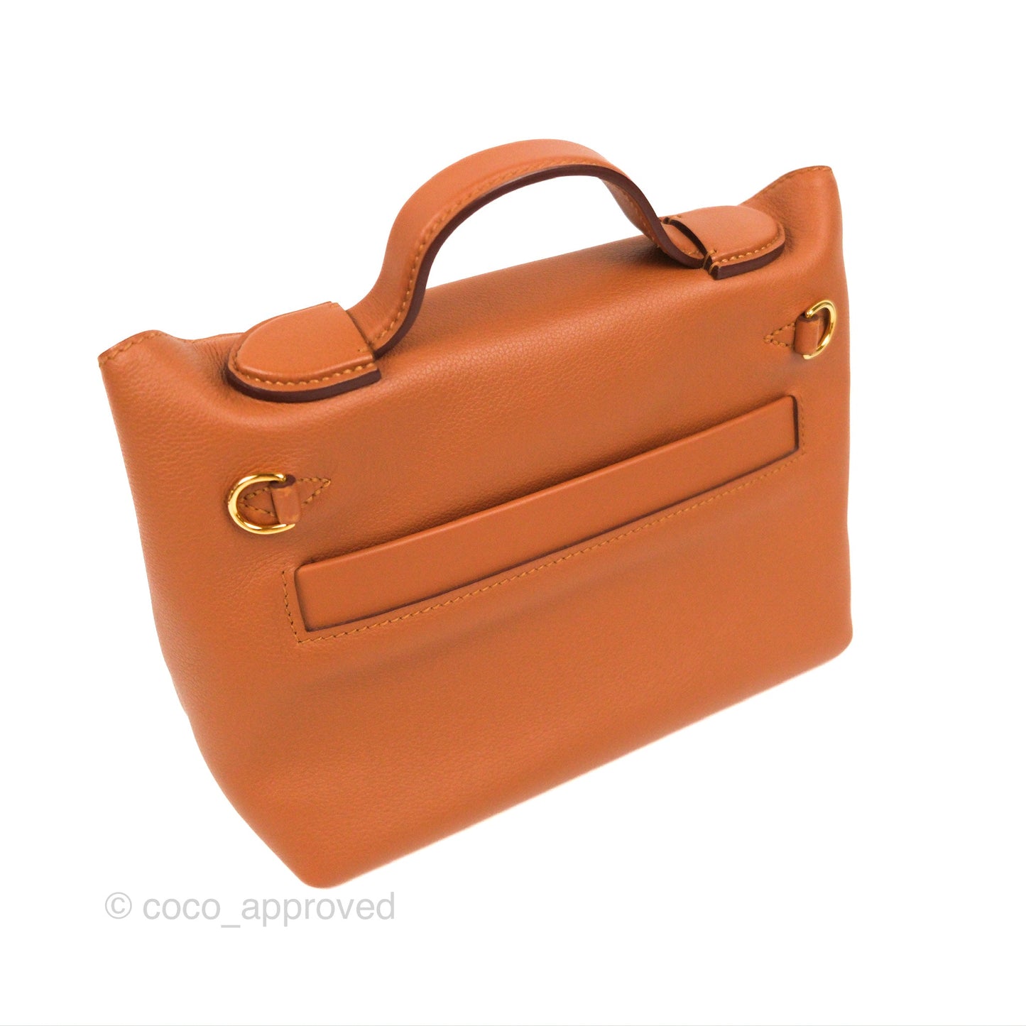Hermès 24/24 21 Mini Gold Evercolor Gold Hardware