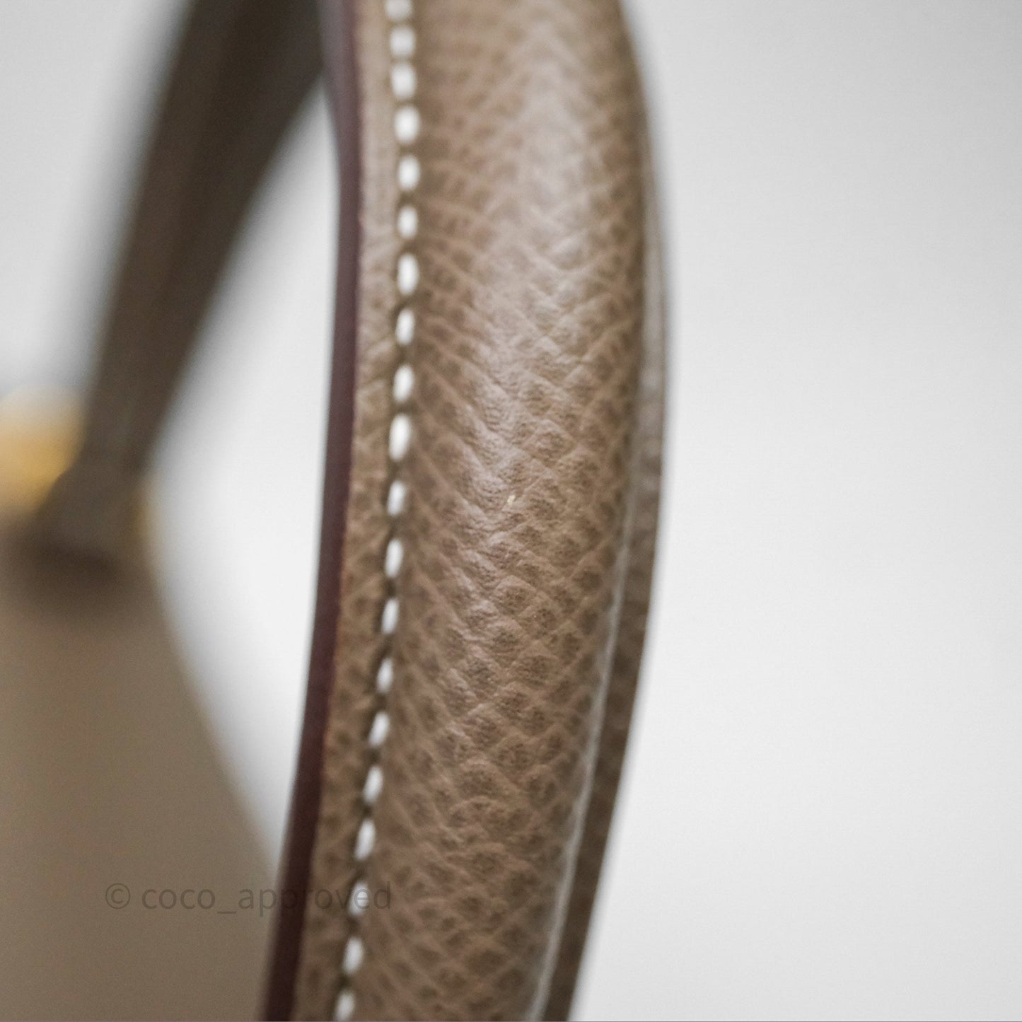 Hermès Kelly 25 Sellier Etoupe 18 Epsom Gold Hardware