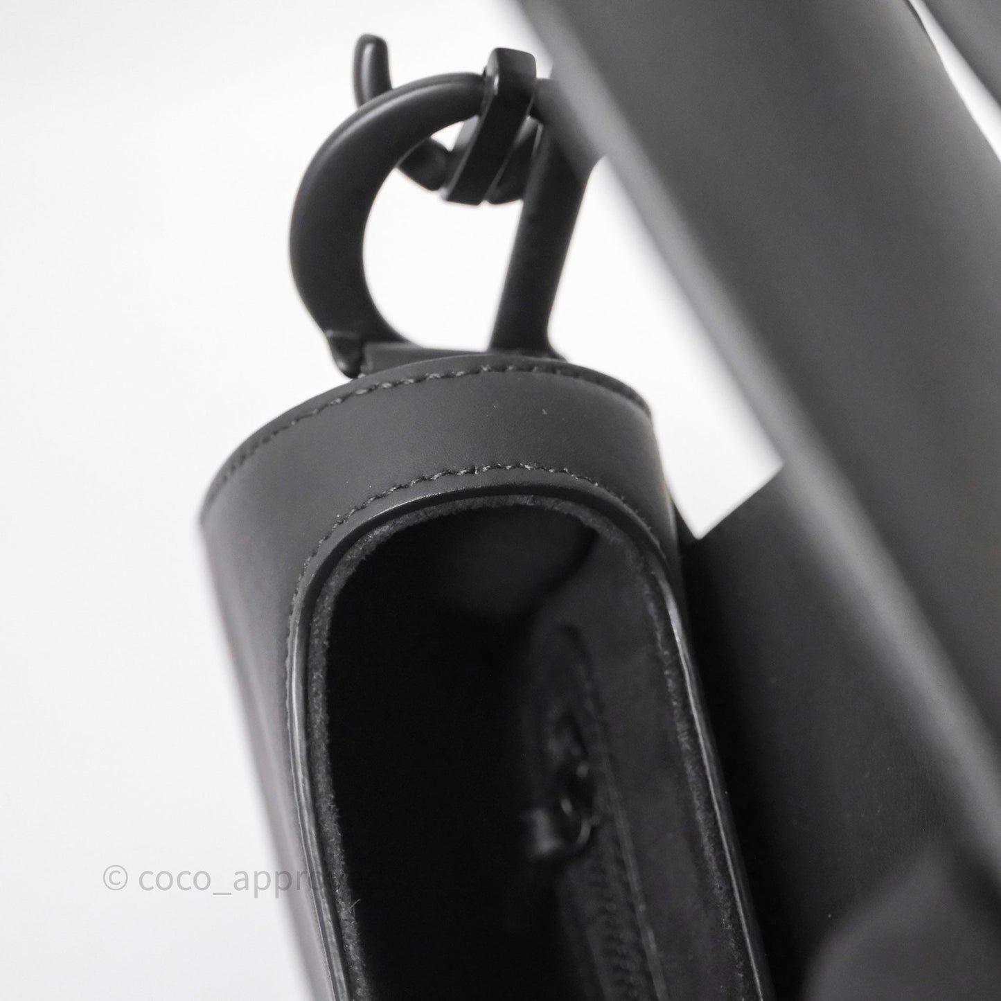 Christian Dior Saddle Bag So Black Matte Calfskin