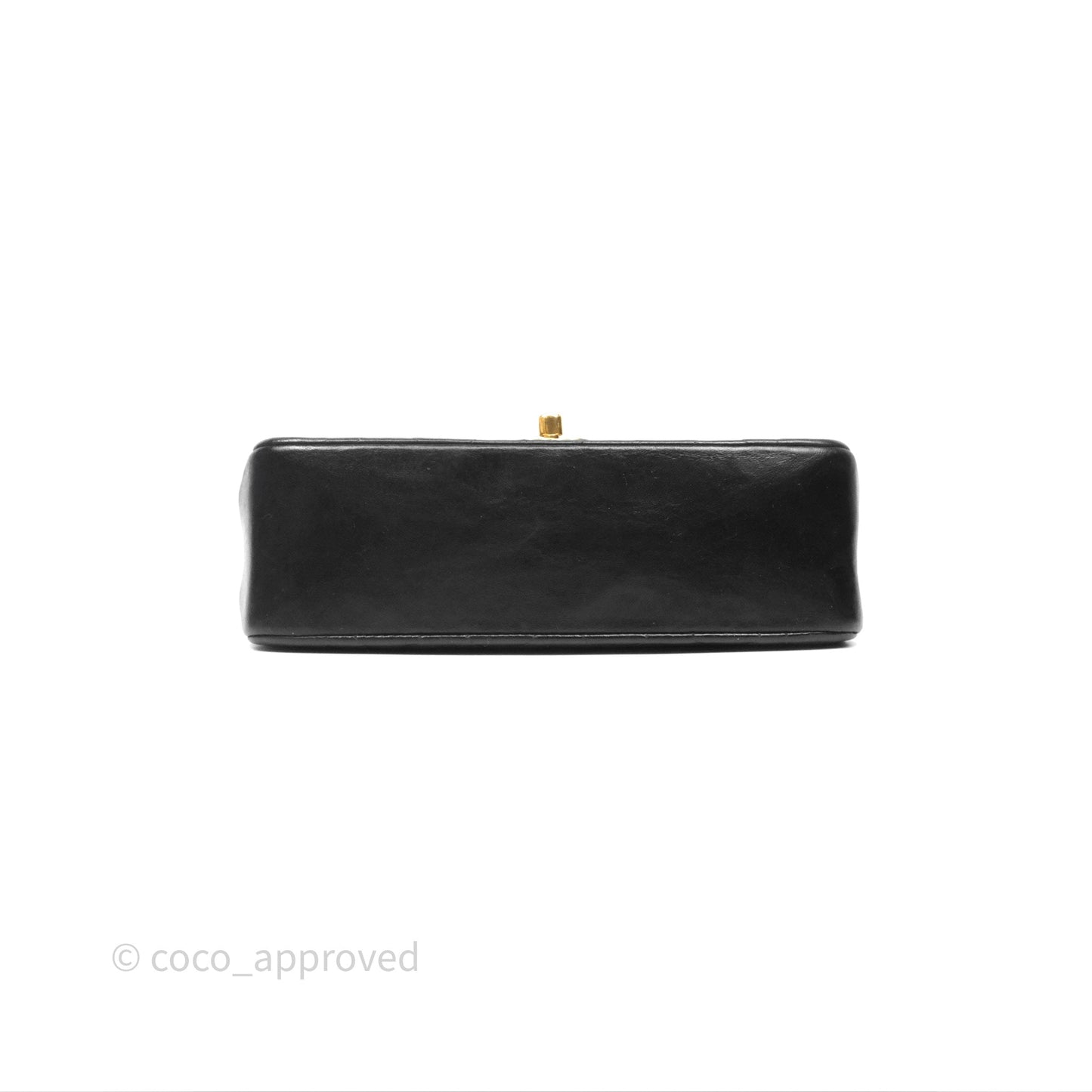 Chanel Vintage Small Diana Bag Quilted Black Lambskin 24K Gold Hardware
