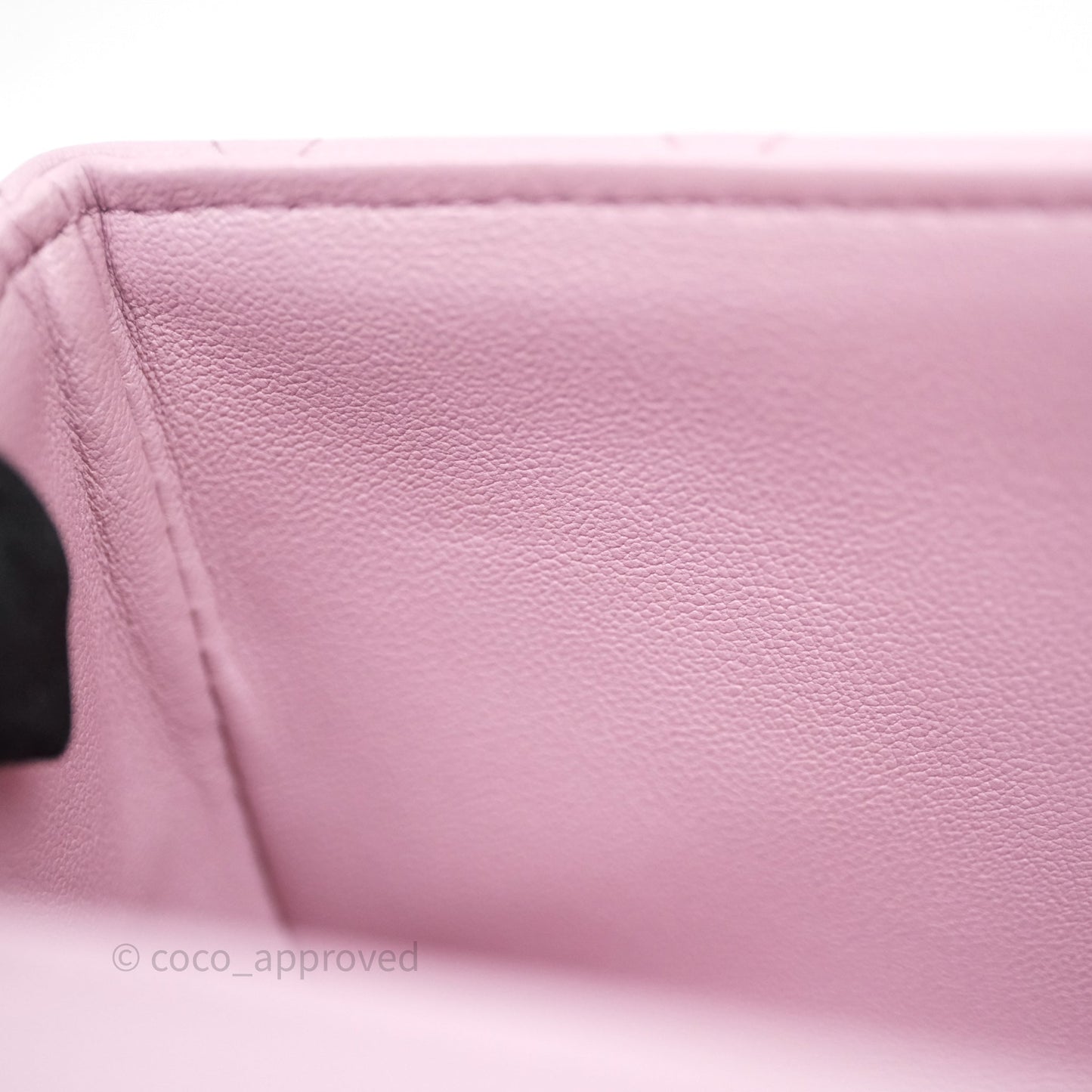 Chanel Top Handle Mini Rectangular Flap Lilac Pink Lambskin Gold Hardware