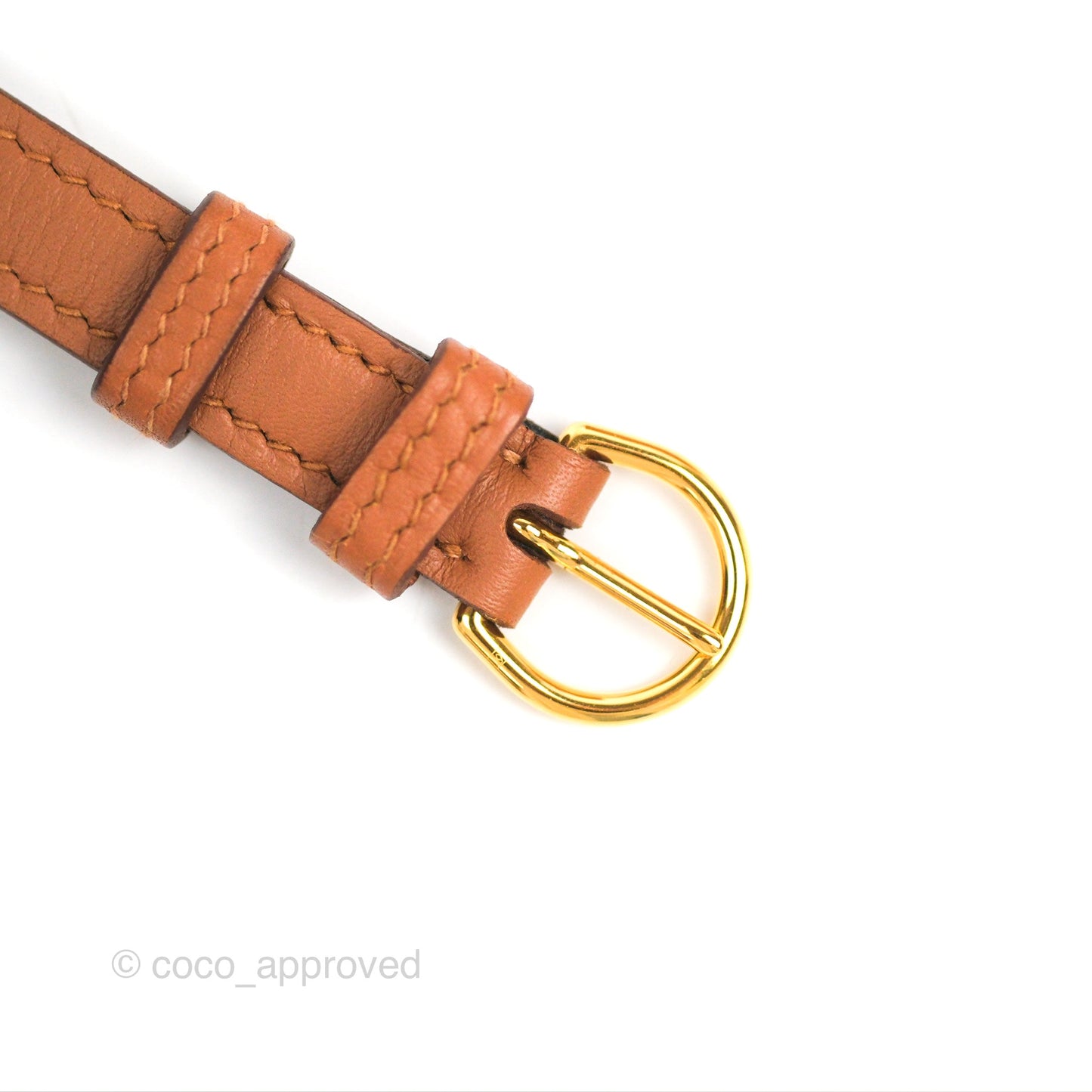 Hermès 24/24 21 Mini Gold Evercolor Gold Hardware