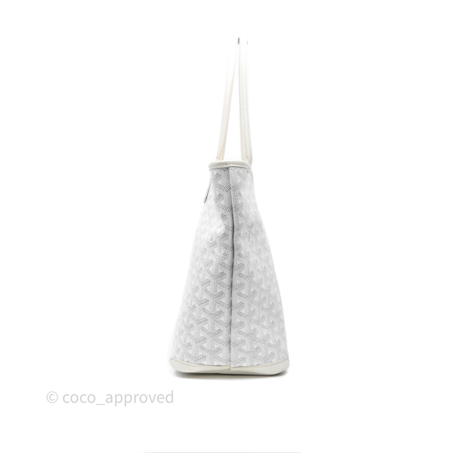 Goyard Artois Goyardine Canvas PM⁣⁣⁣⁣⁣⁣⁣⁣⁣⁣⁣⁣⁣⁣⁣⁣⁣⁣⁣⁣ White Canvas