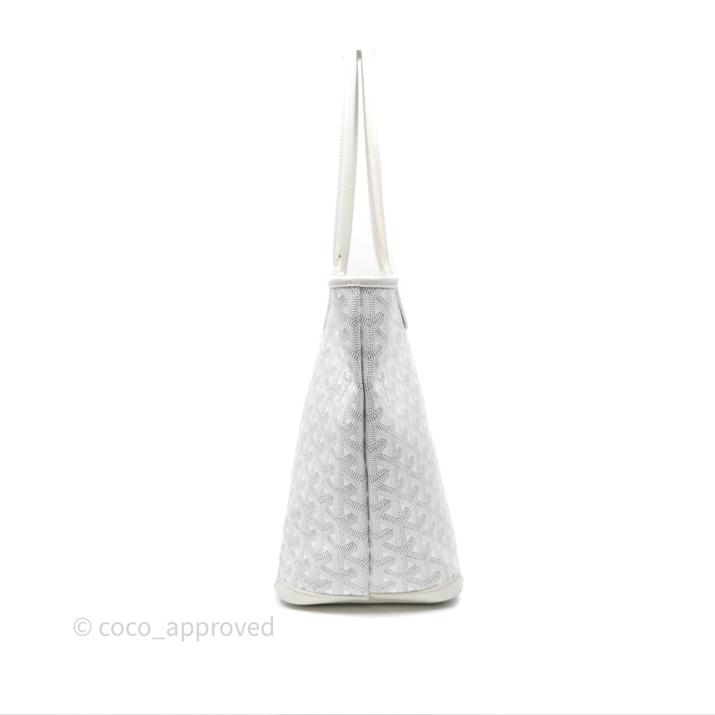 Goyard Artois Goyardine Canvas PM⁣⁣⁣⁣⁣⁣⁣⁣⁣⁣⁣⁣⁣⁣⁣⁣⁣⁣⁣⁣ White Canvas