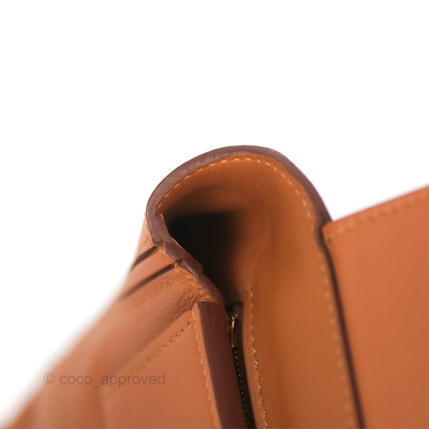 Hermès 24/24 21 Mini Gold Evercolor Gold Hardware