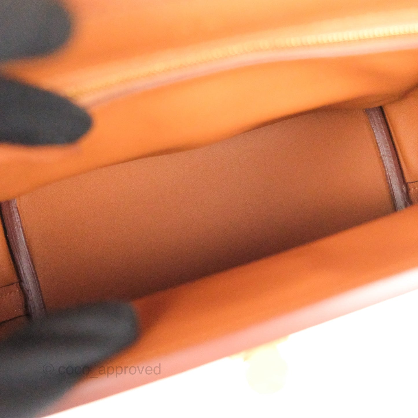 Hermès 24/24 21 Mini Gold Evercolor Gold Hardware