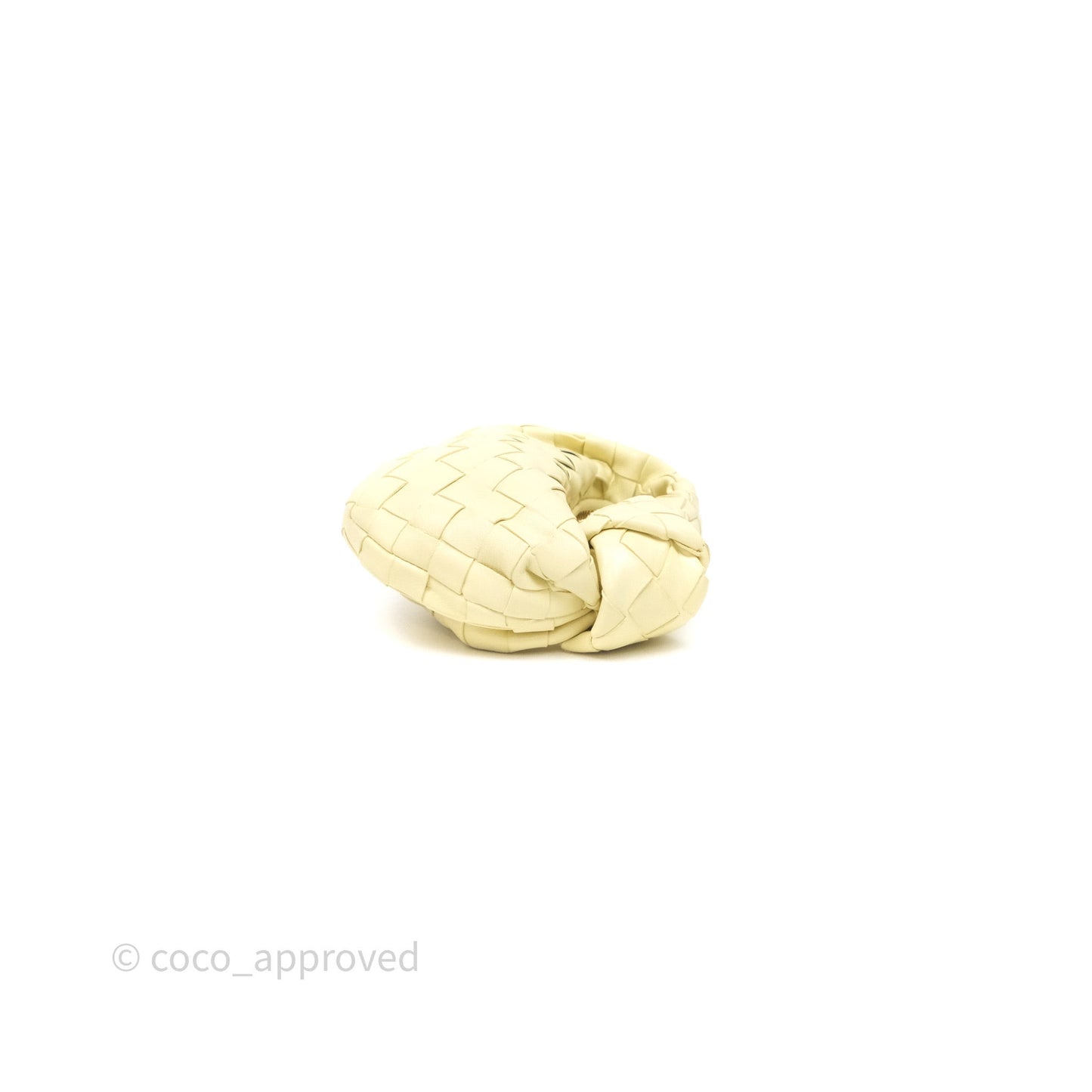 Bottega Veneta Candy Jodie Bag Yellow Intrecciato Lambskin