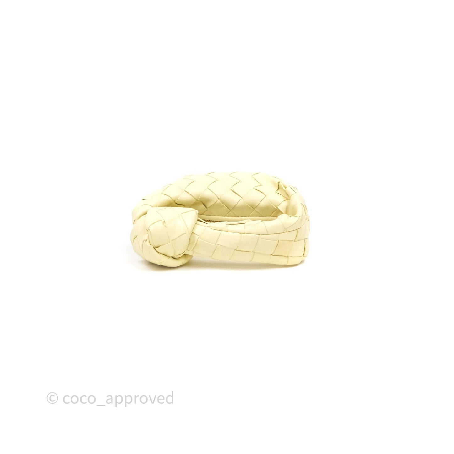 Bottega Veneta Candy Jodie Bag Yellow Intrecciato Lambskin