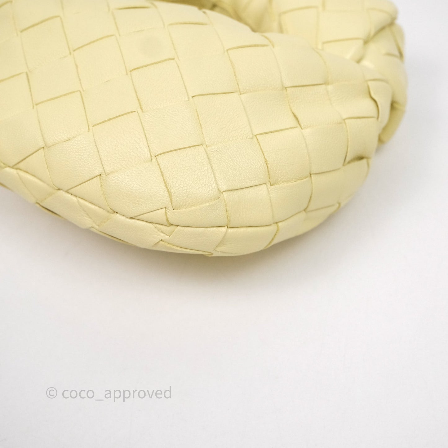Bottega Veneta Candy Jodie Bag Yellow Intrecciato Lambskin