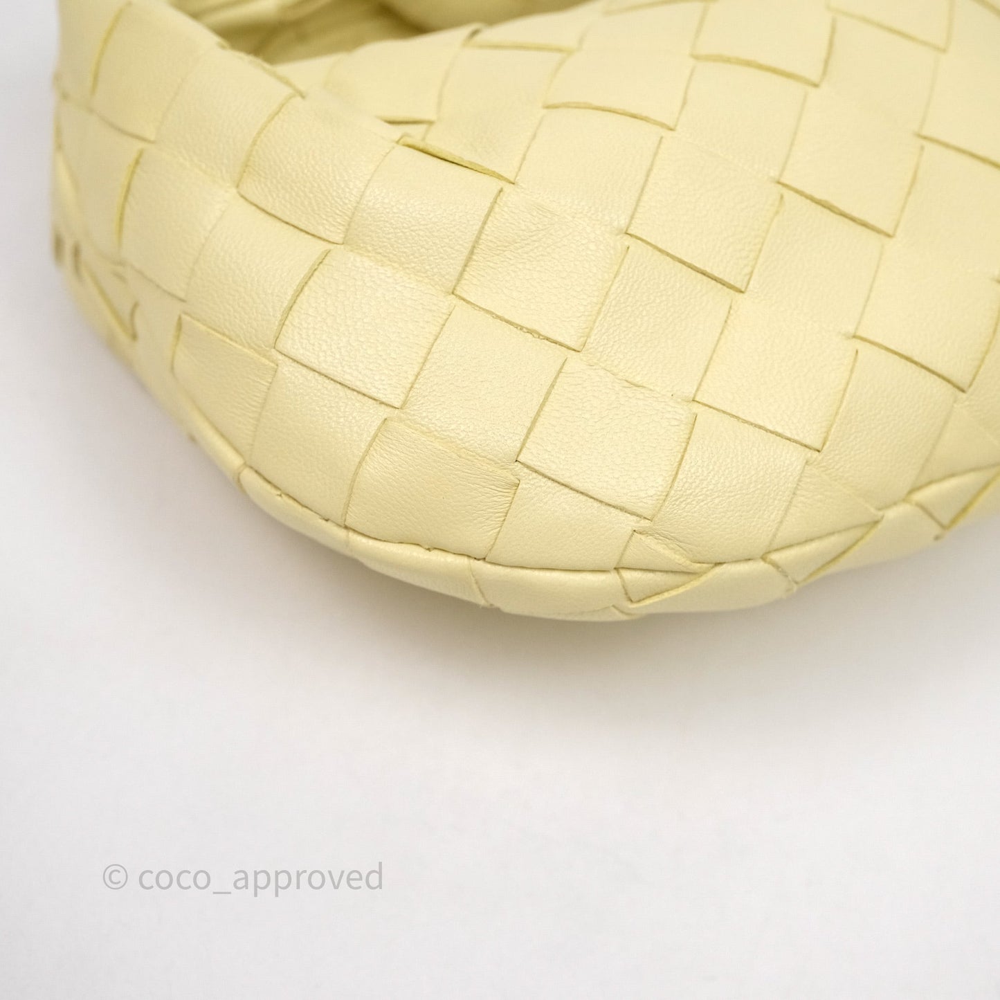 Bottega Veneta Candy Jodie Bag Yellow Intrecciato Lambskin