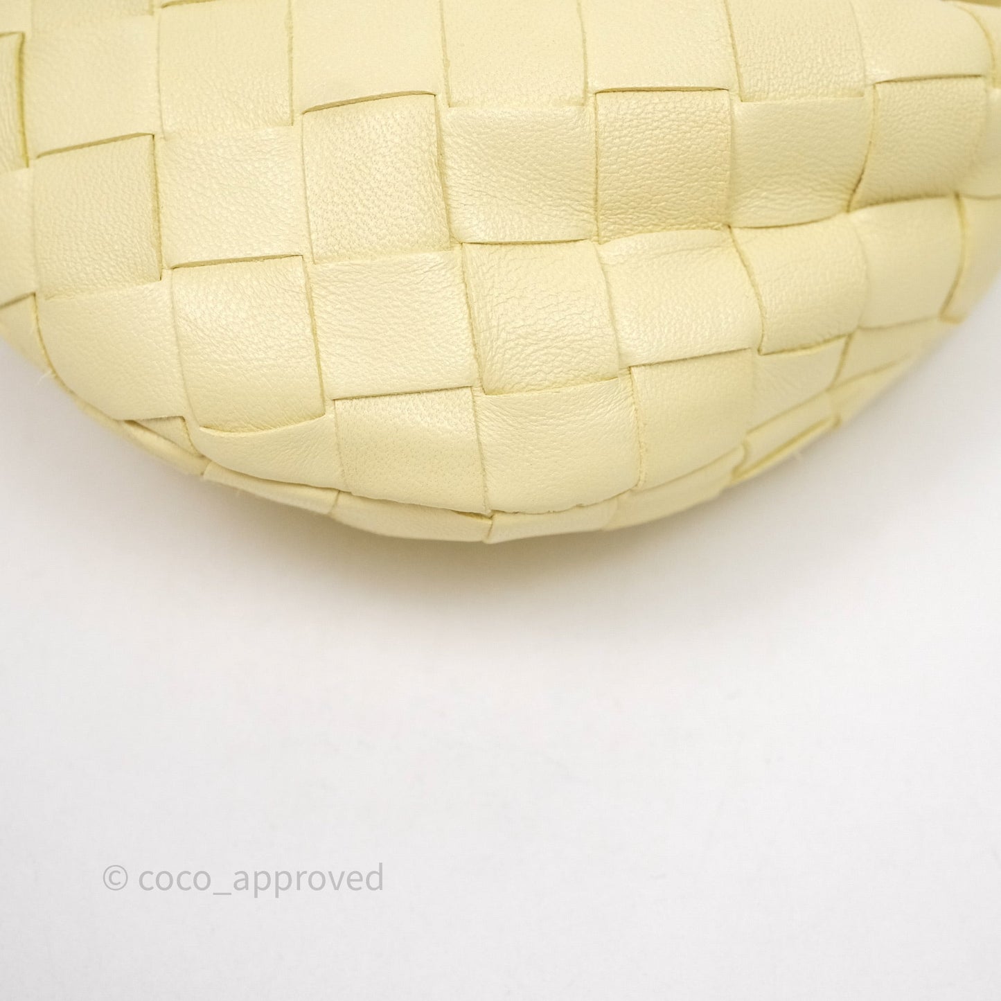 Bottega Veneta Candy Jodie Bag Yellow Intrecciato Lambskin