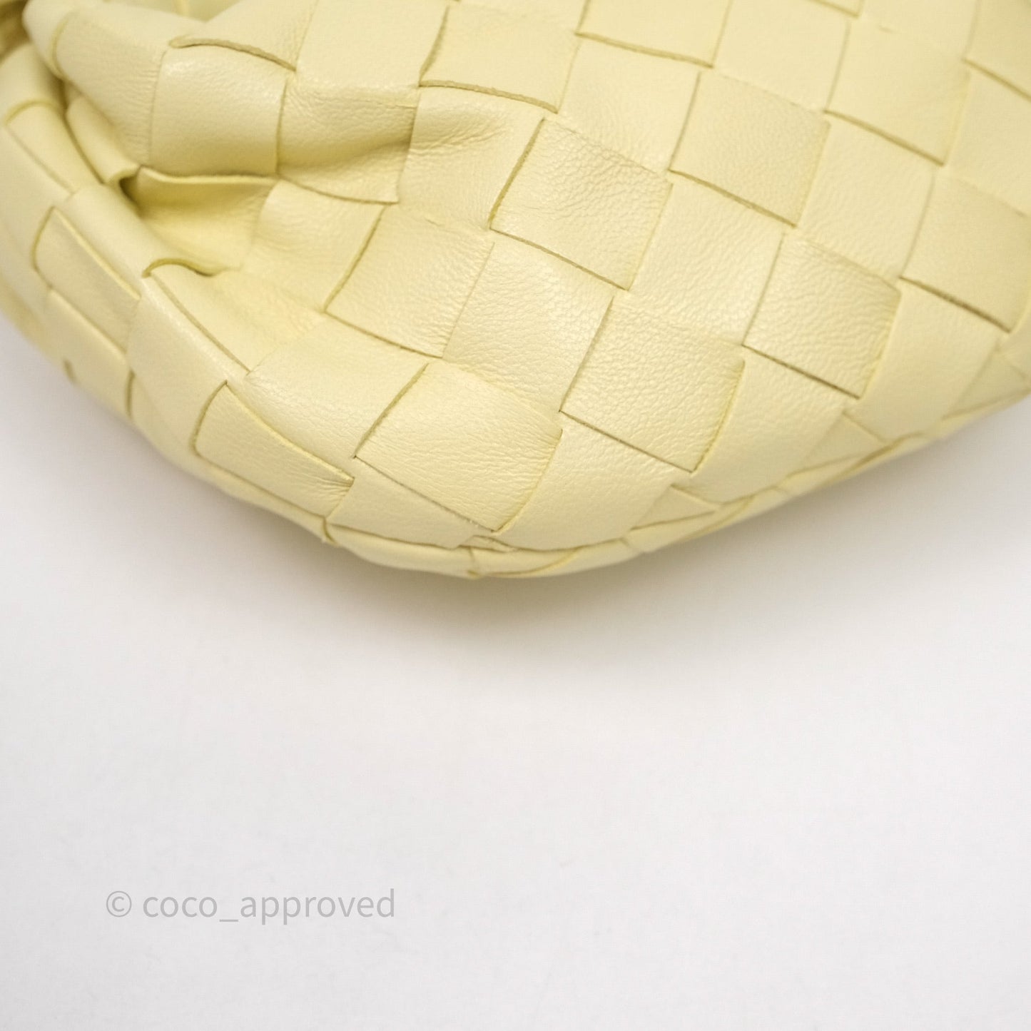 Bottega Veneta Candy Jodie Bag Yellow Intrecciato Lambskin