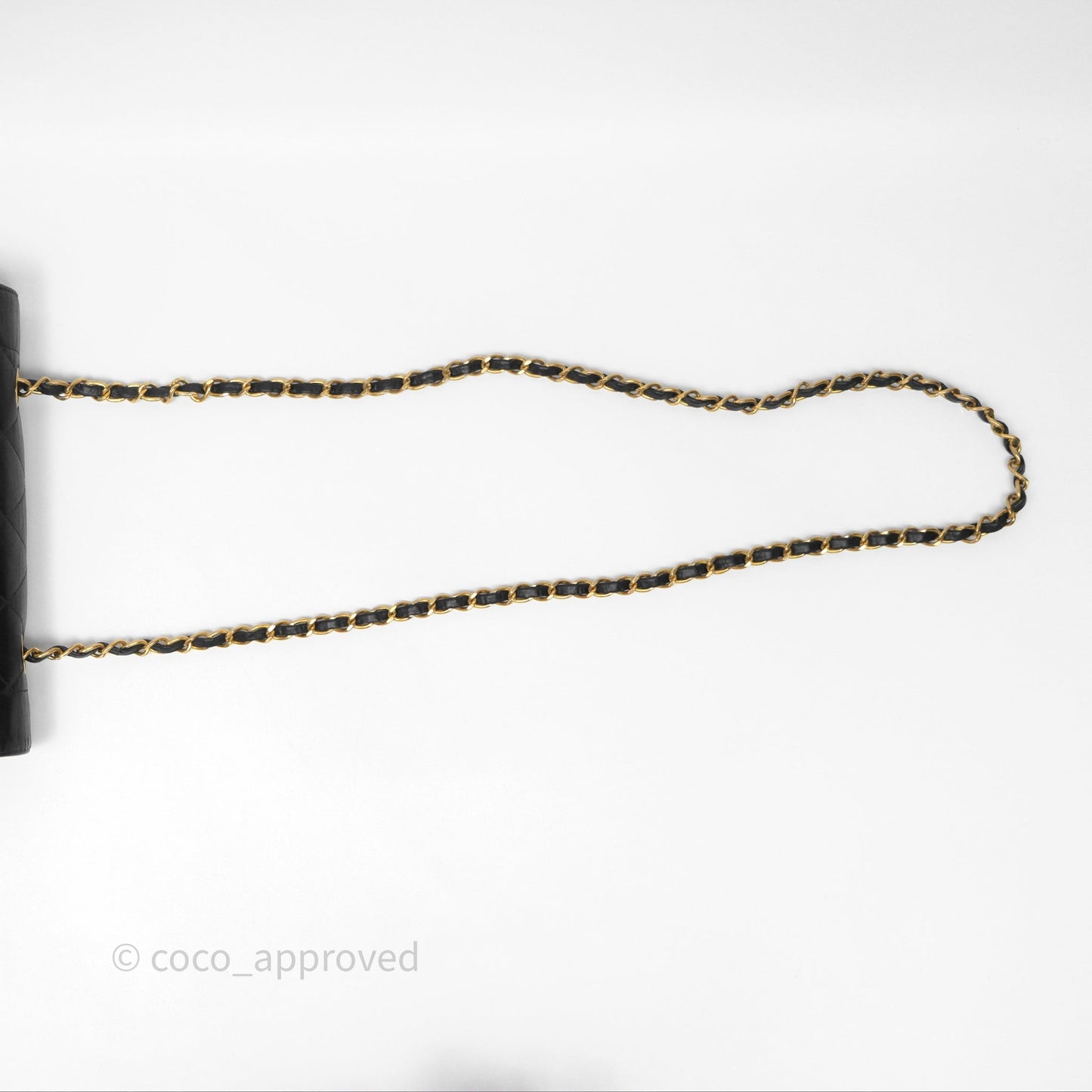 Chanel Vintage Small Diana Bag Quilted Black Lambskin 24K Gold Hardware