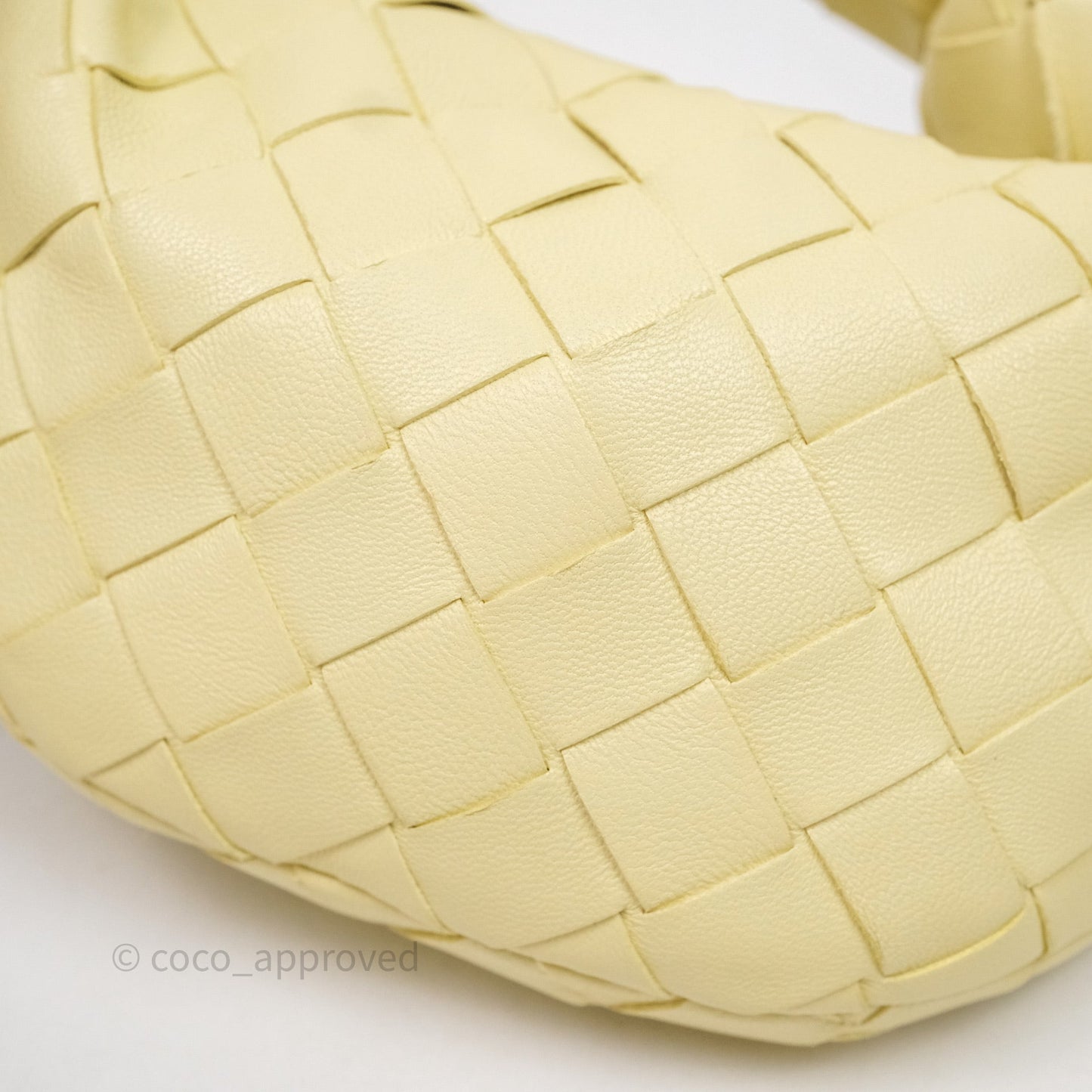 Bottega Veneta Candy Jodie Bag Yellow Intrecciato Lambskin