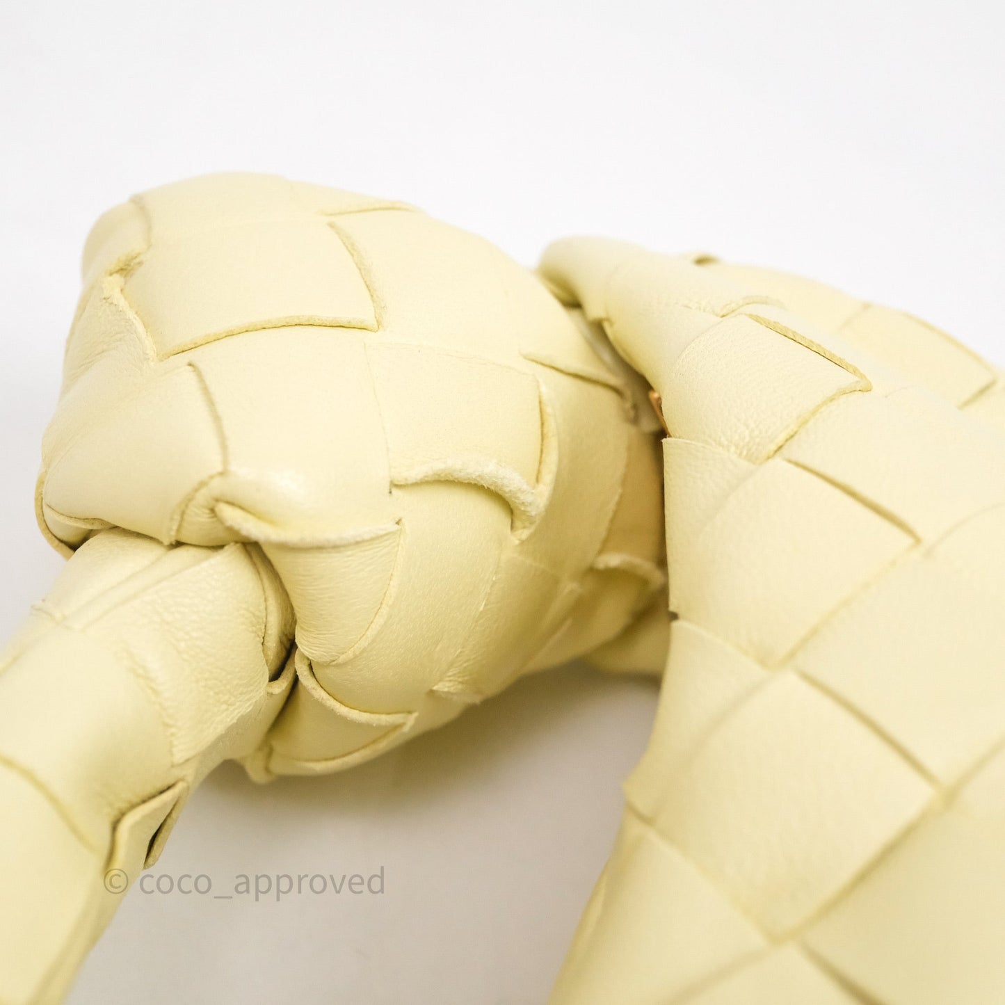 Bottega Veneta Candy Jodie Bag Yellow Intrecciato Lambskin