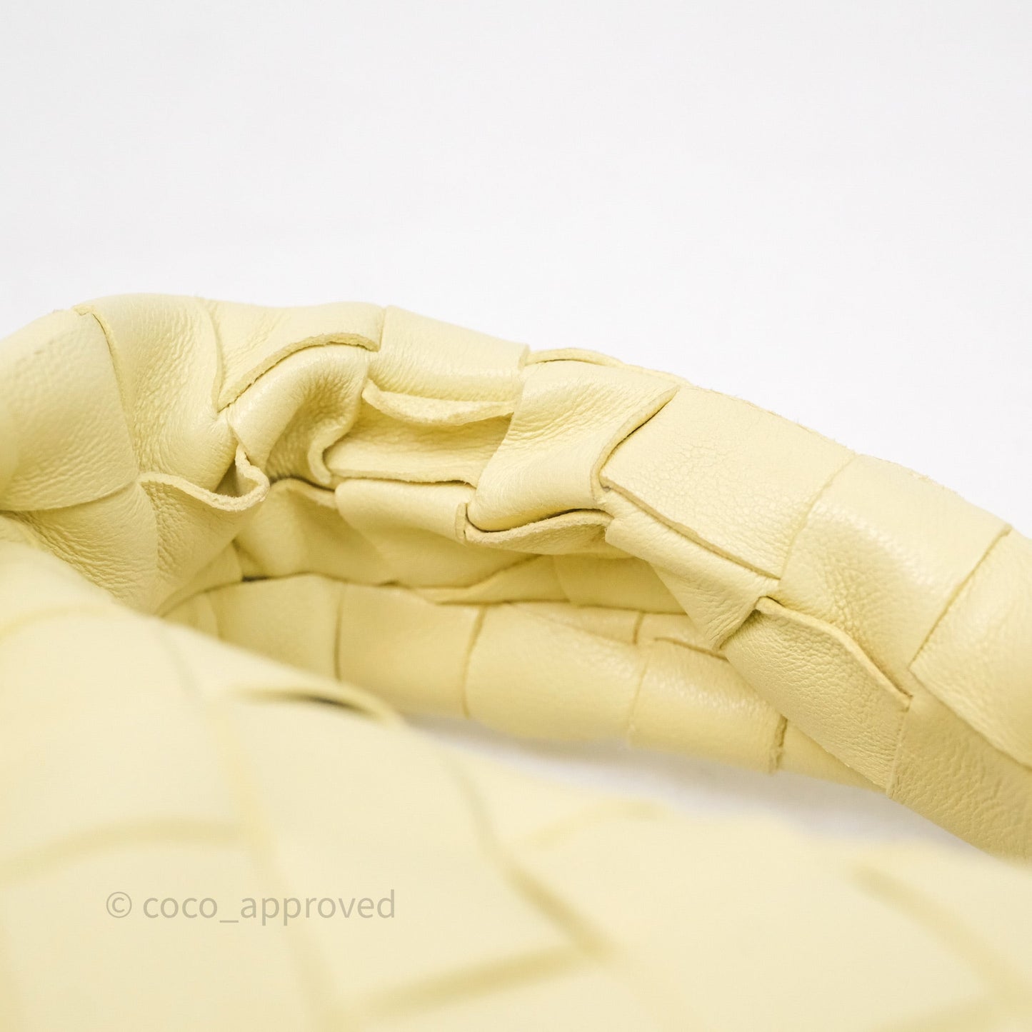 Bottega Veneta Candy Jodie Bag Yellow Intrecciato Lambskin