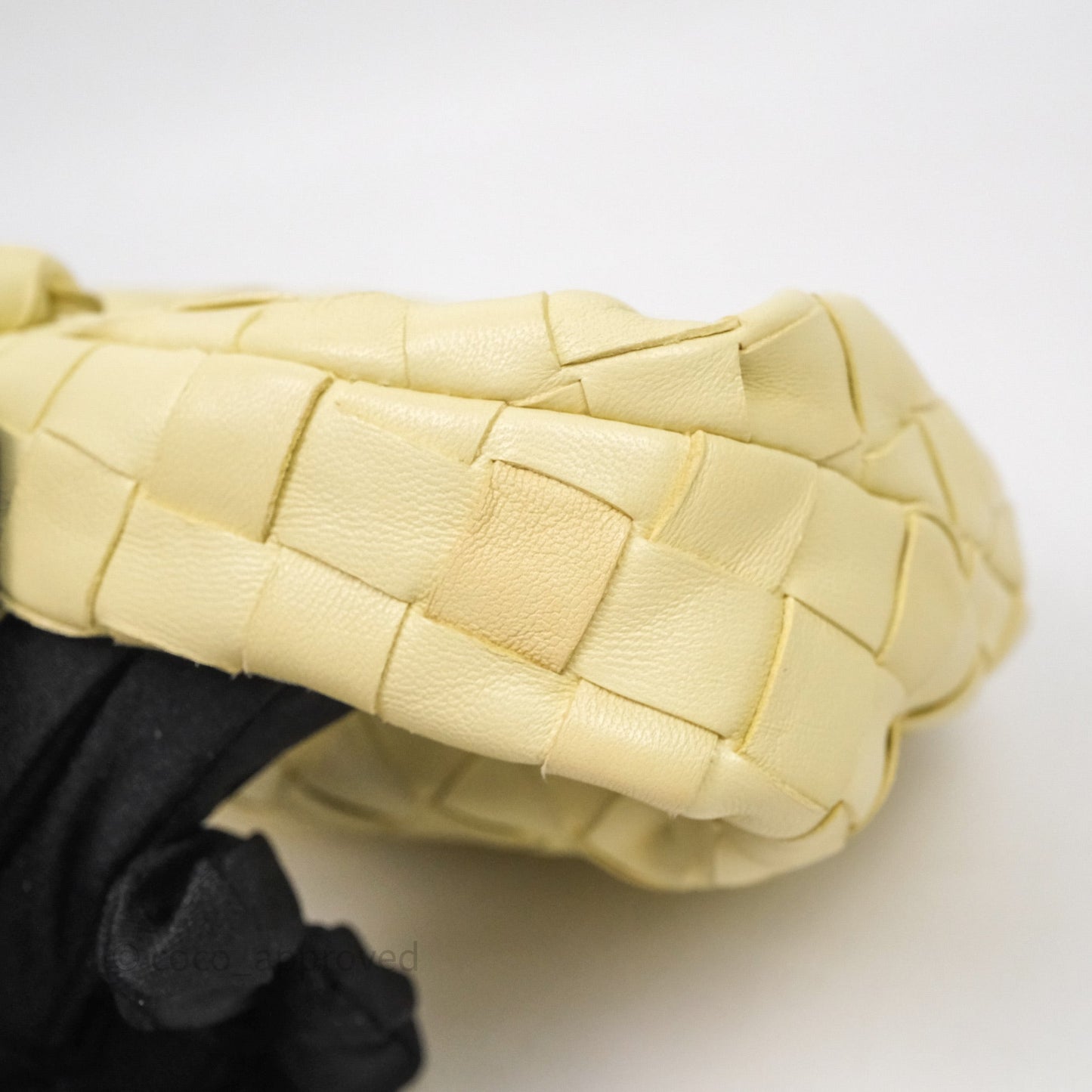 Bottega Veneta Candy Jodie Bag Yellow Intrecciato Lambskin
