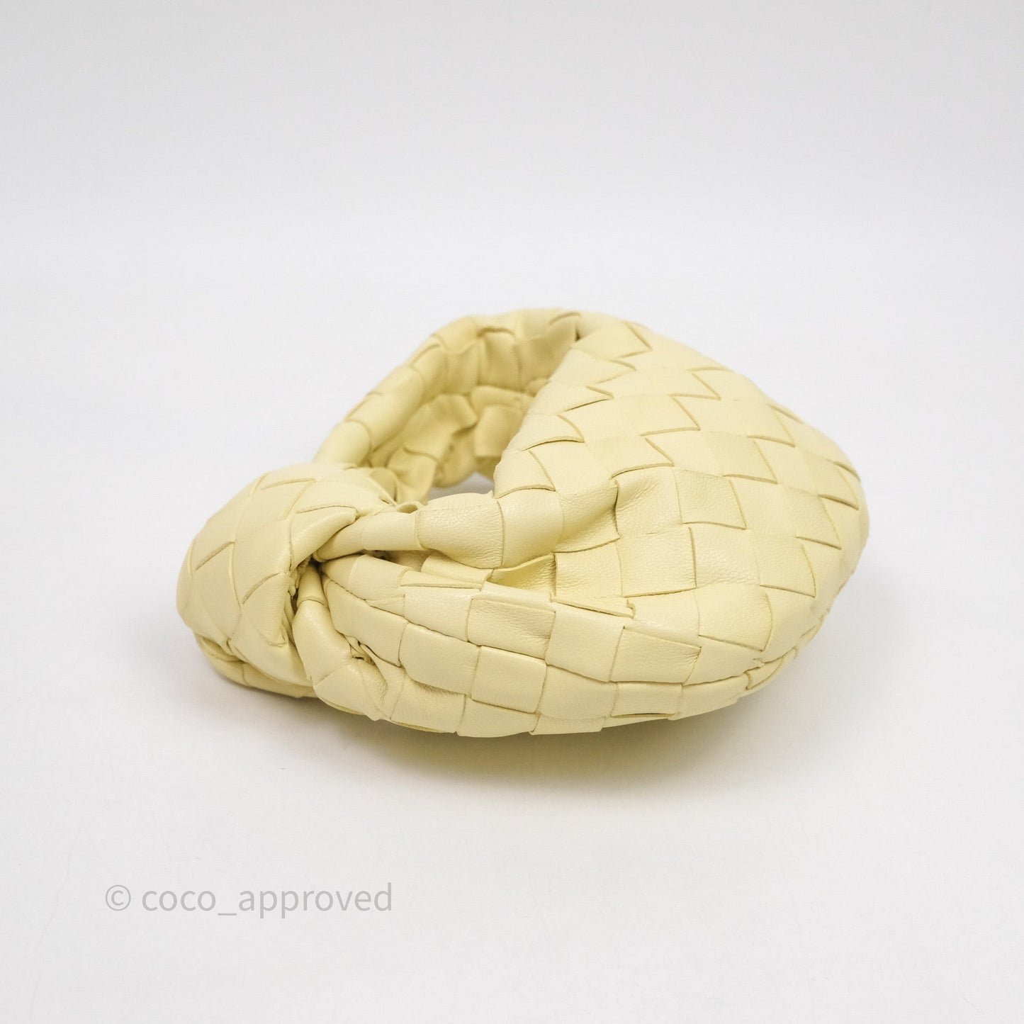 Bottega Veneta Candy Jodie Bag Yellow Intrecciato Lambskin