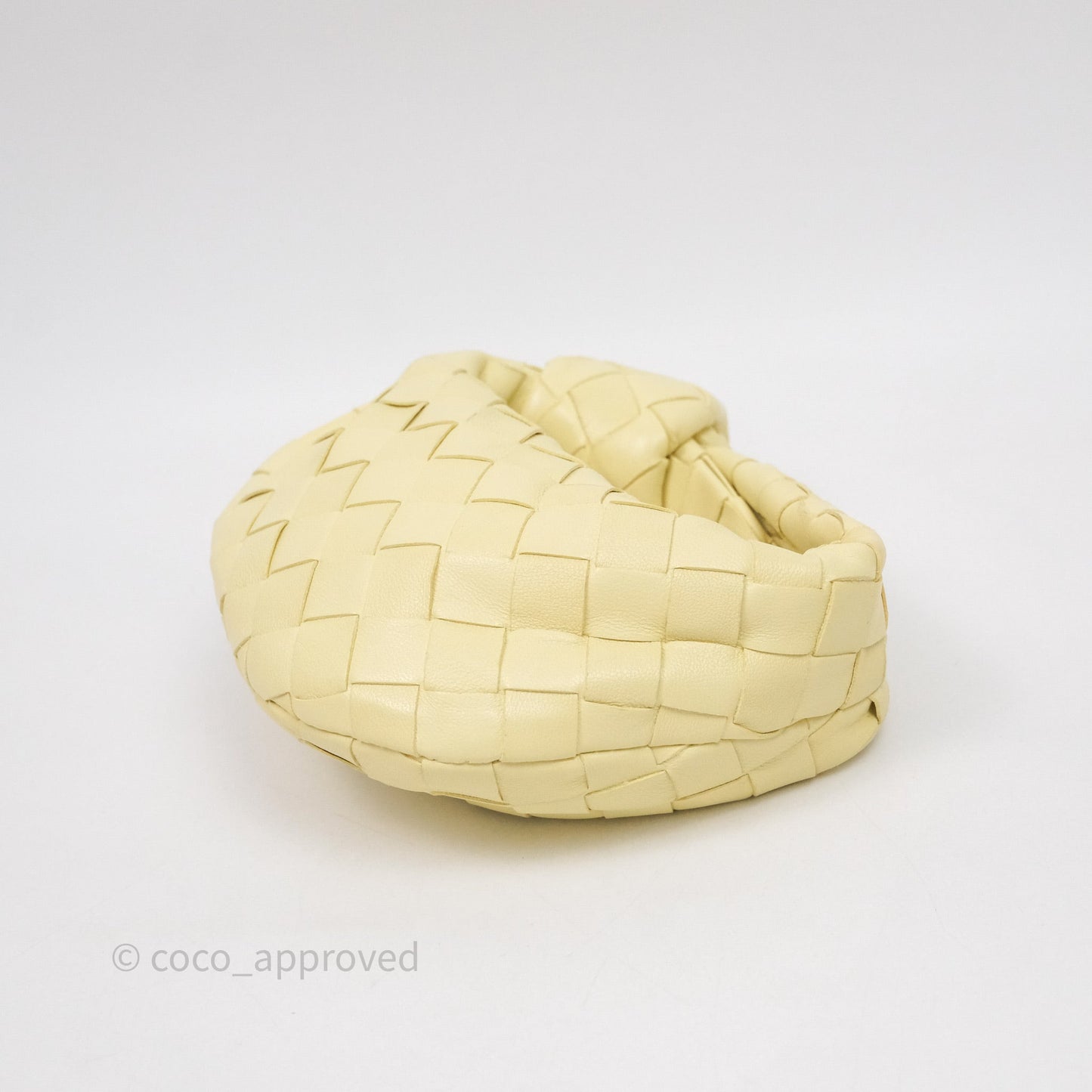 Bottega Veneta Candy Jodie Bag Yellow Intrecciato Lambskin