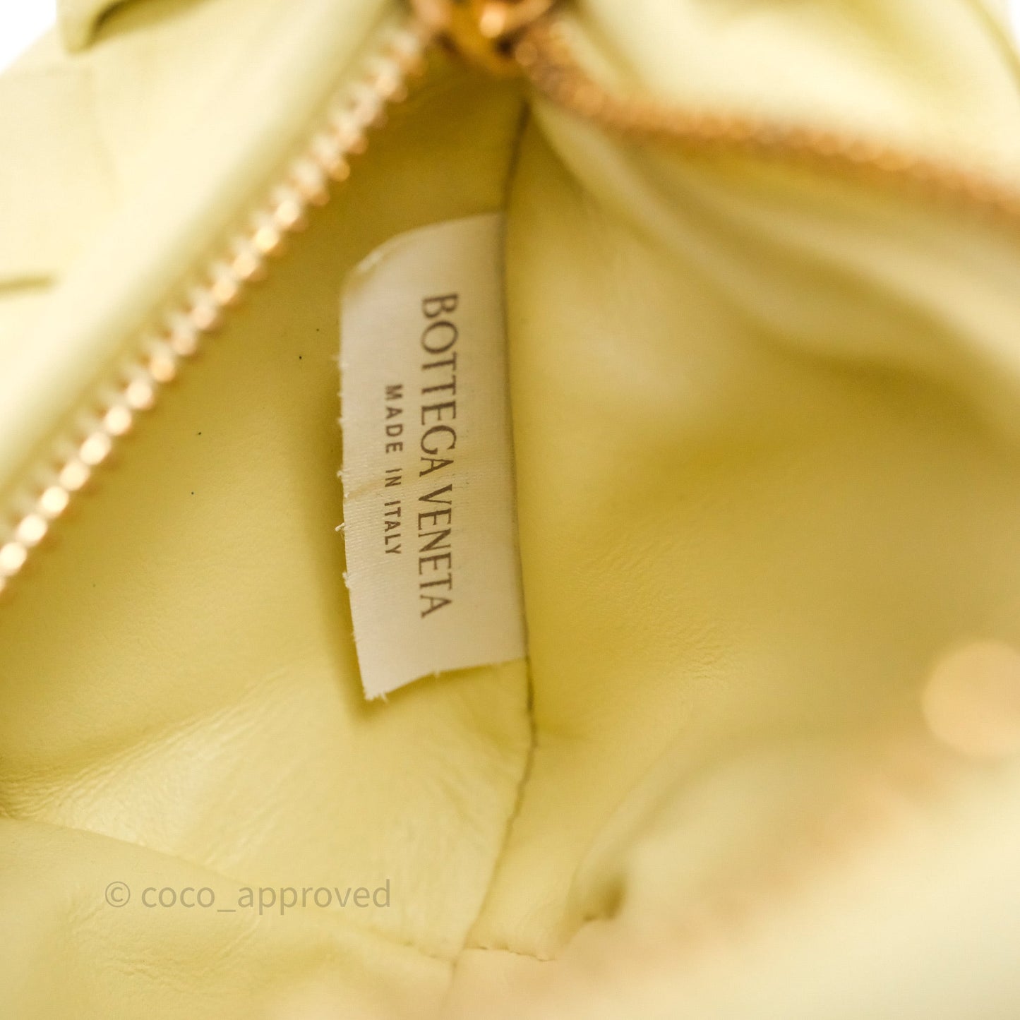 Bottega Veneta Candy Jodie Bag Yellow Intrecciato Lambskin