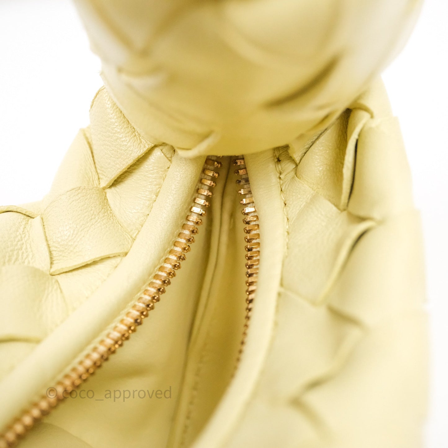 Bottega Veneta Candy Jodie Bag Yellow Intrecciato Lambskin