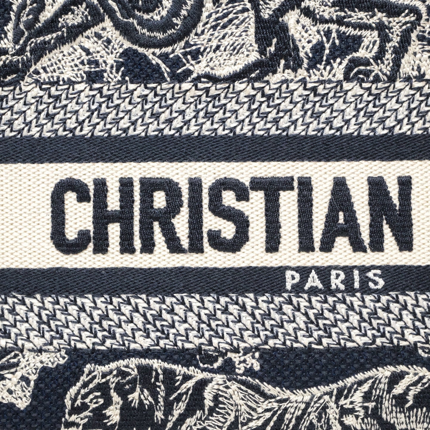 Christian Dior Medium Lady D-Lite Bag Blue Toile de Jouy Reverse Embroidery