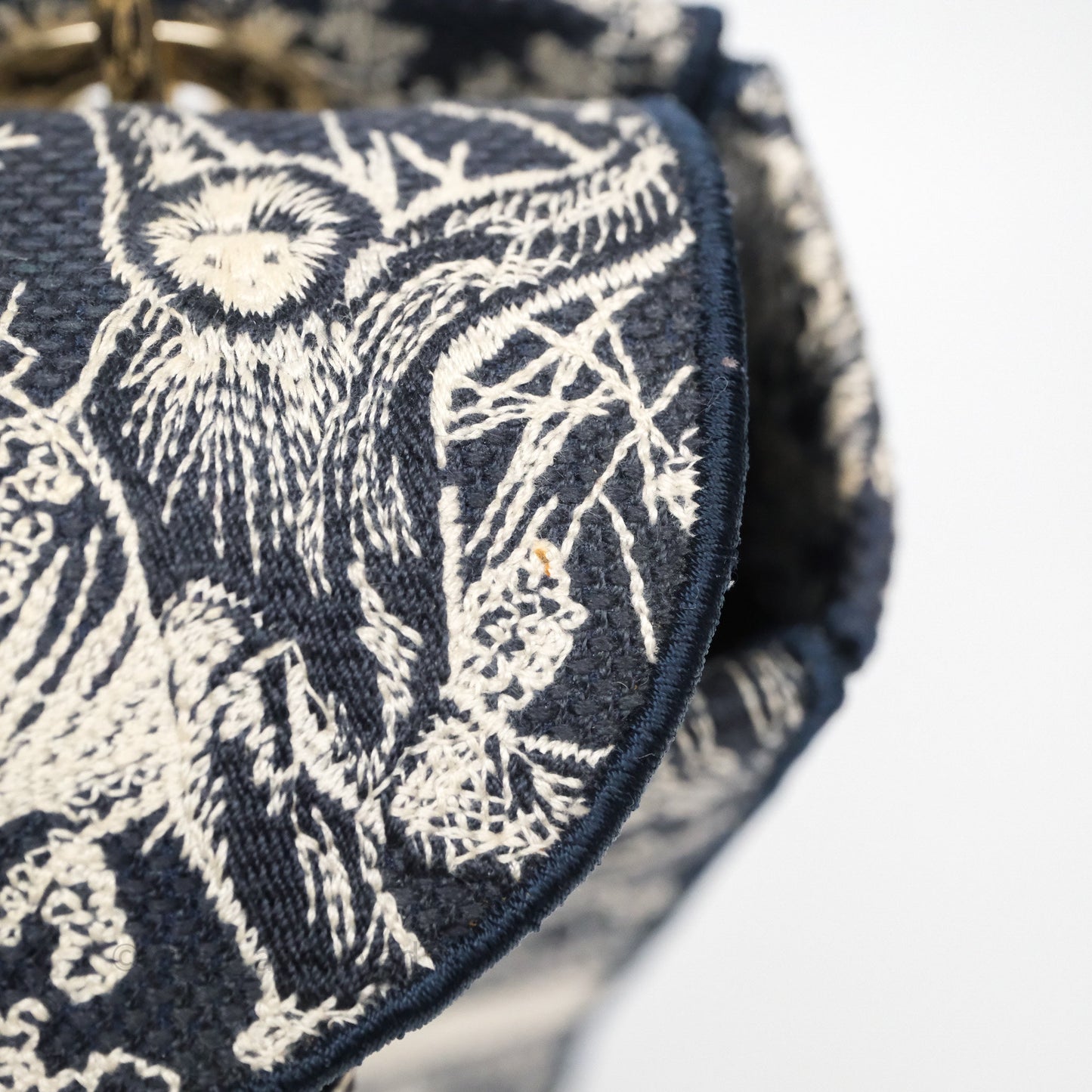Christian Dior Medium Lady D-Lite Bag Blue Toile de Jouy Reverse Embroidery