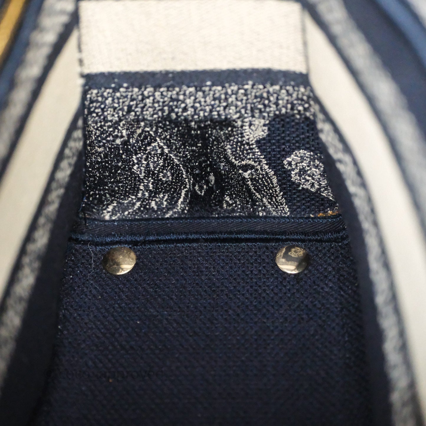 Christian Dior Medium Lady D-Lite Bag Blue Toile de Jouy Reverse Embroidery