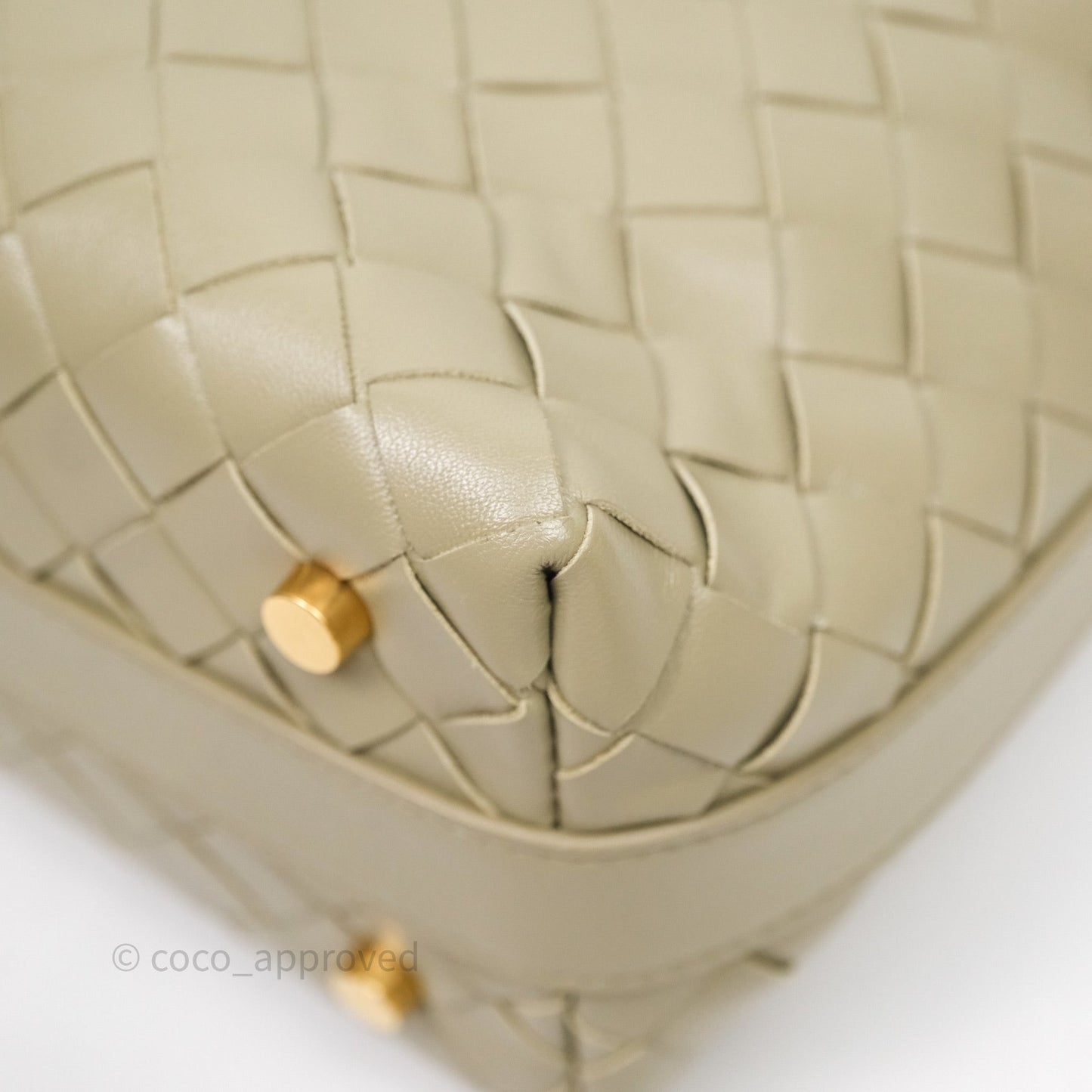Bottega Veneta Wallace Bag Intrecciato Olive Green