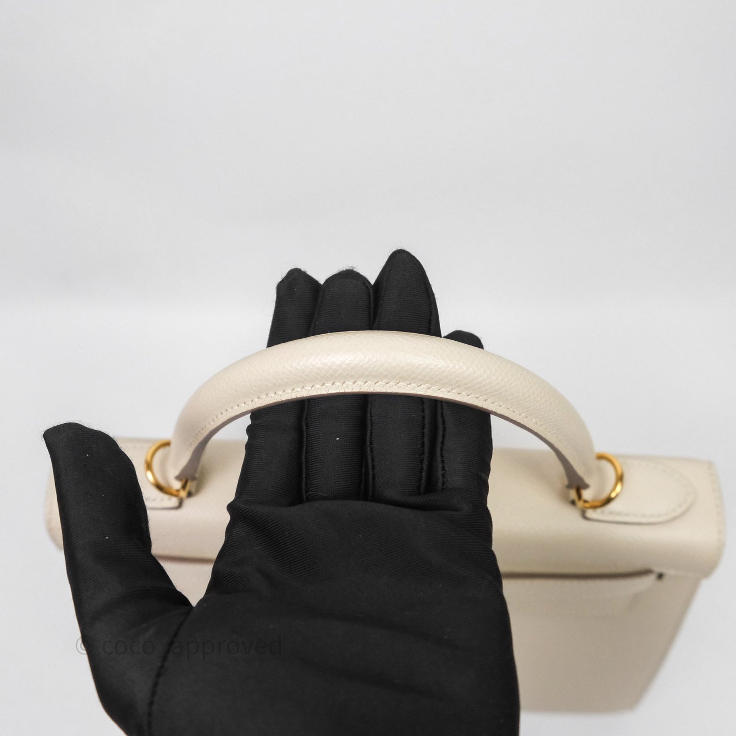 Hermes Kelly 28 Sellier Craie 10 Epsom Gold Hardware