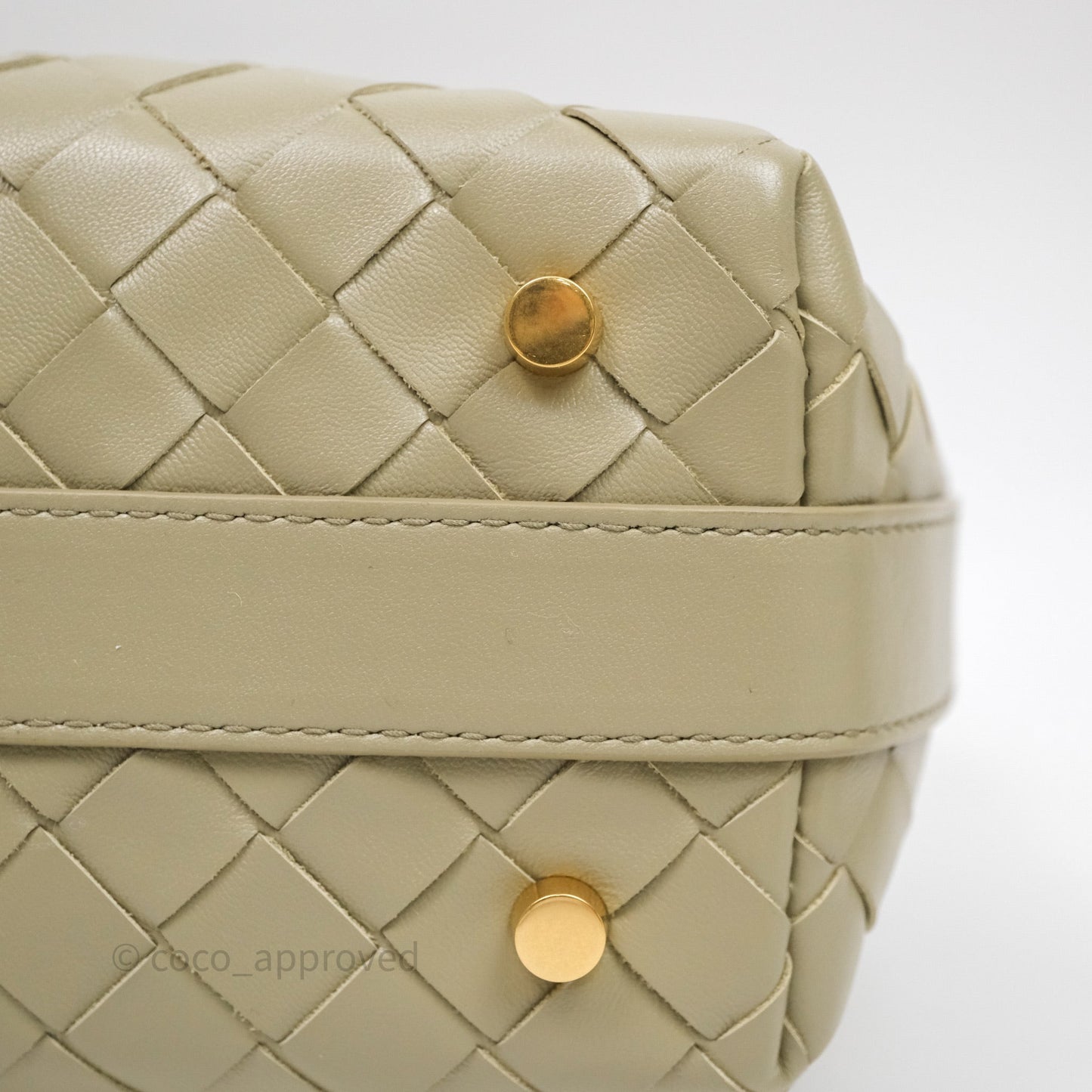 Bottega Veneta Wallace Bag Intrecciato Olive Green