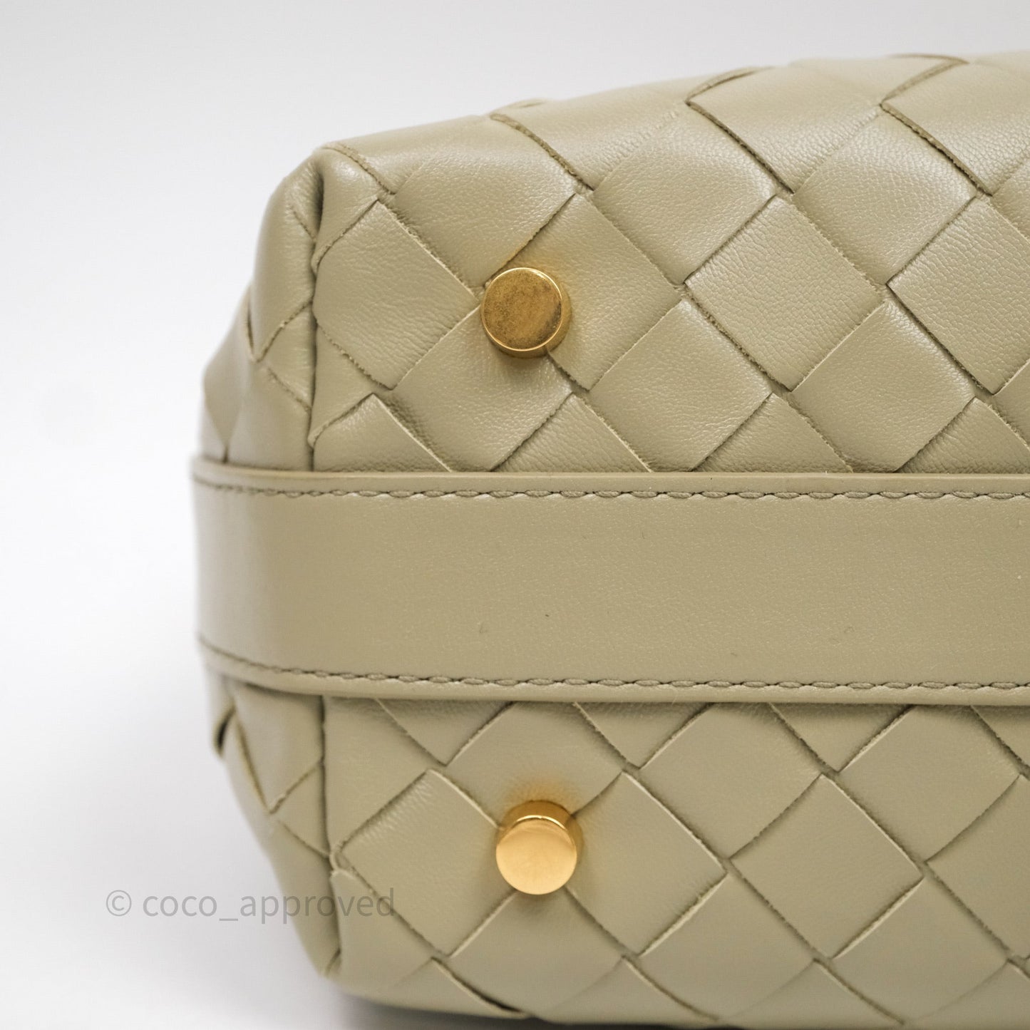 Bottega Veneta Wallace Bag Intrecciato Olive Green