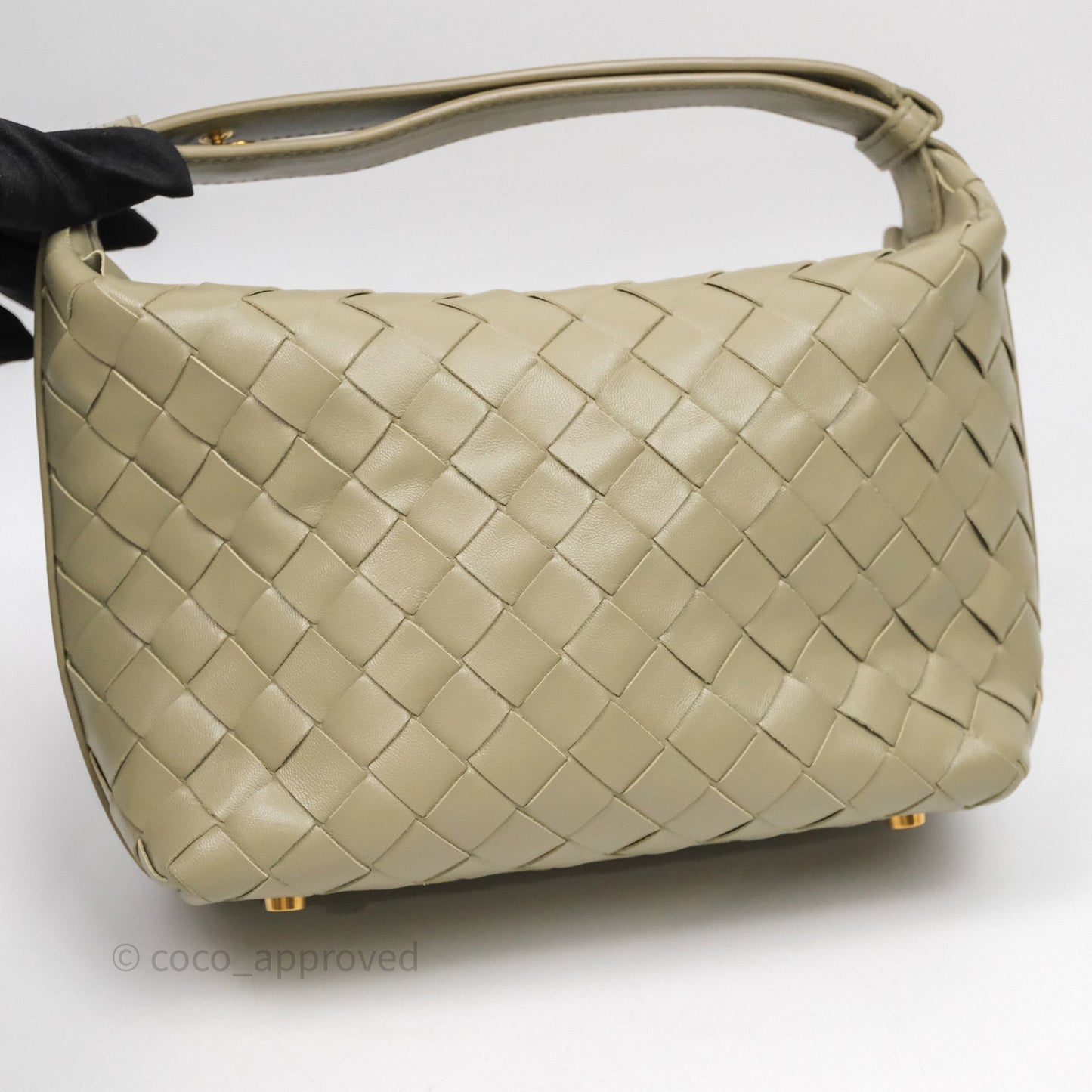Bottega Veneta Wallace Bag Intrecciato Olive Green